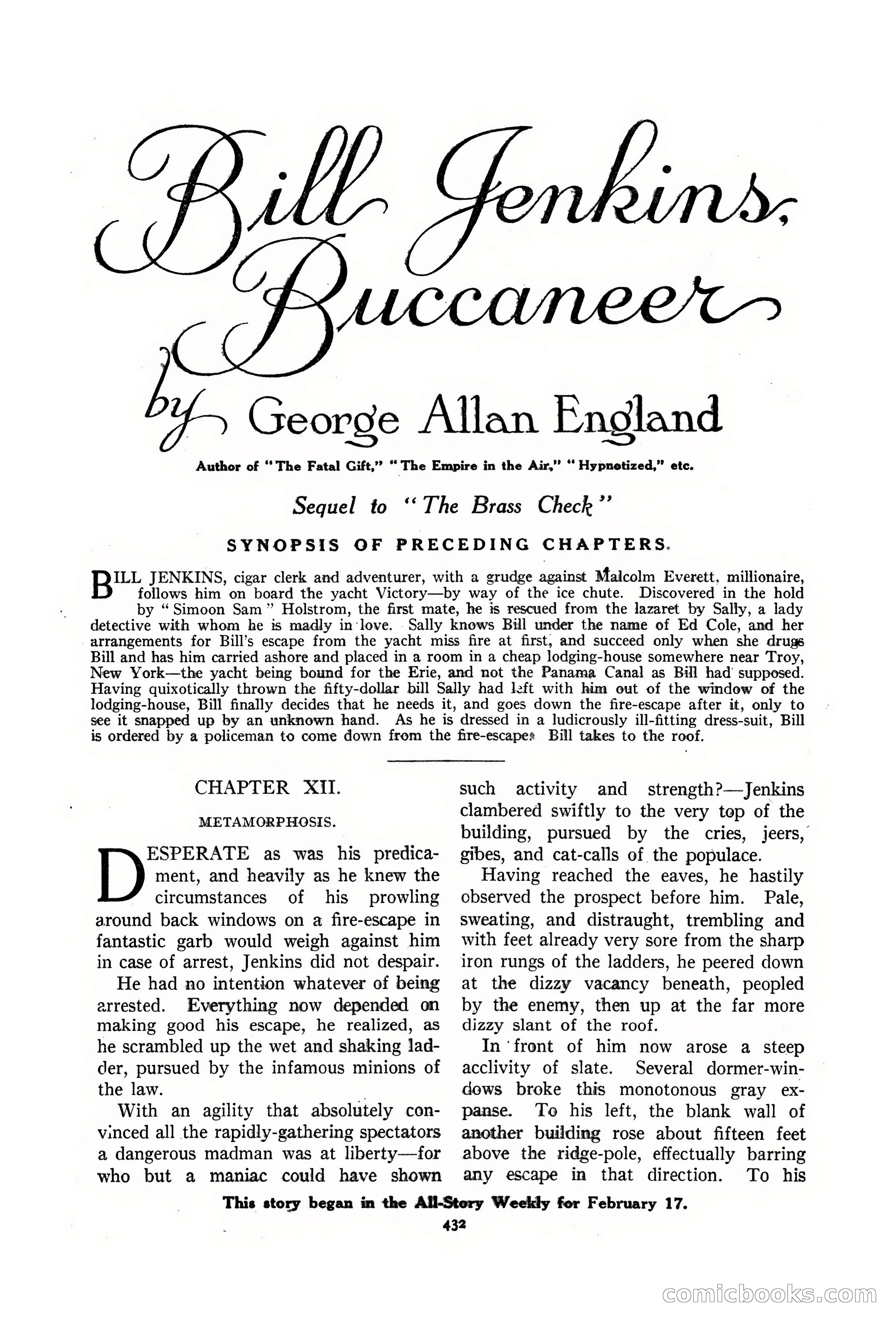 All-Story Weekly, Vol. 68, No. 3 — page 90 of 192