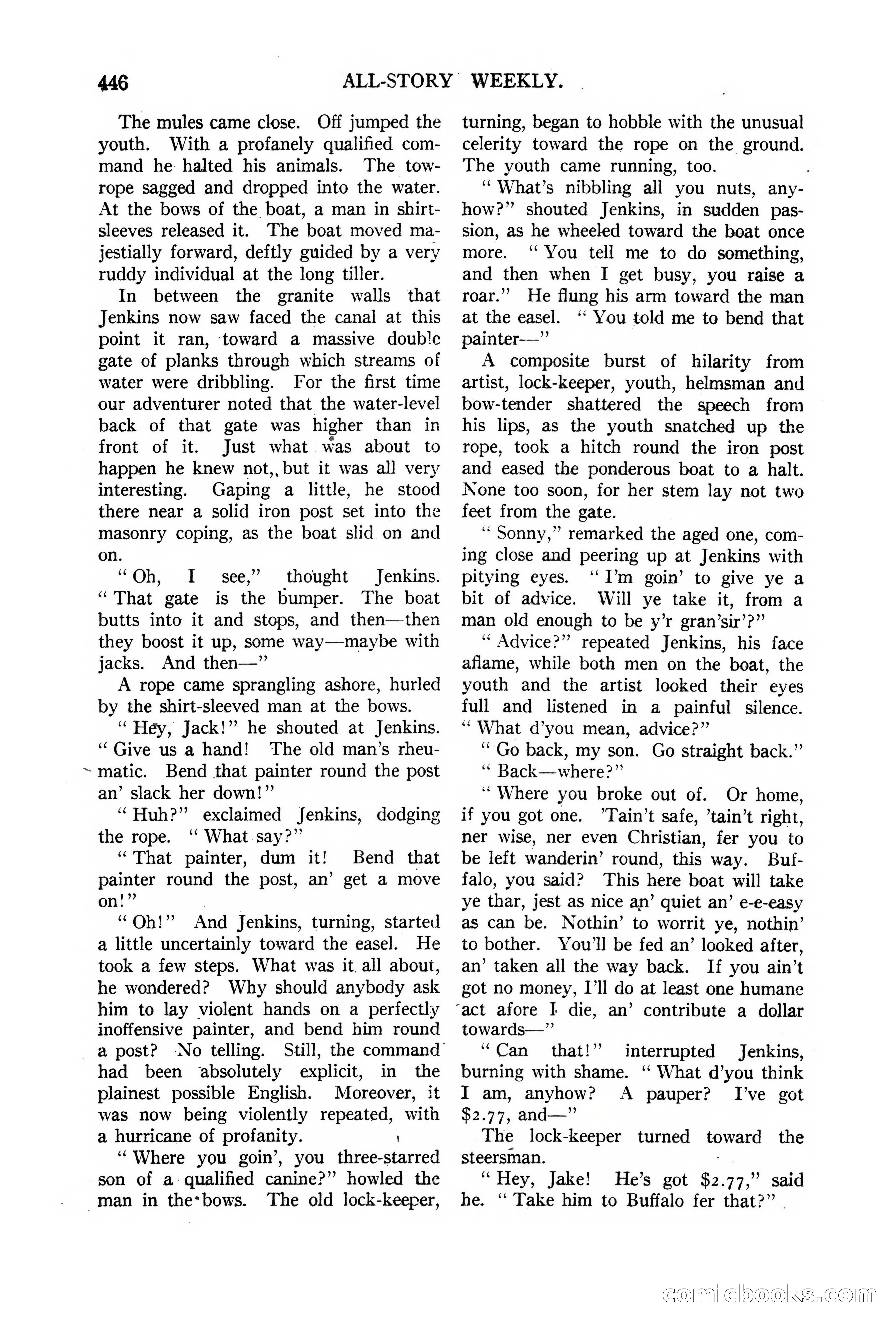 All-Story Weekly, Vol. 68, No. 3 — page 104 of 192