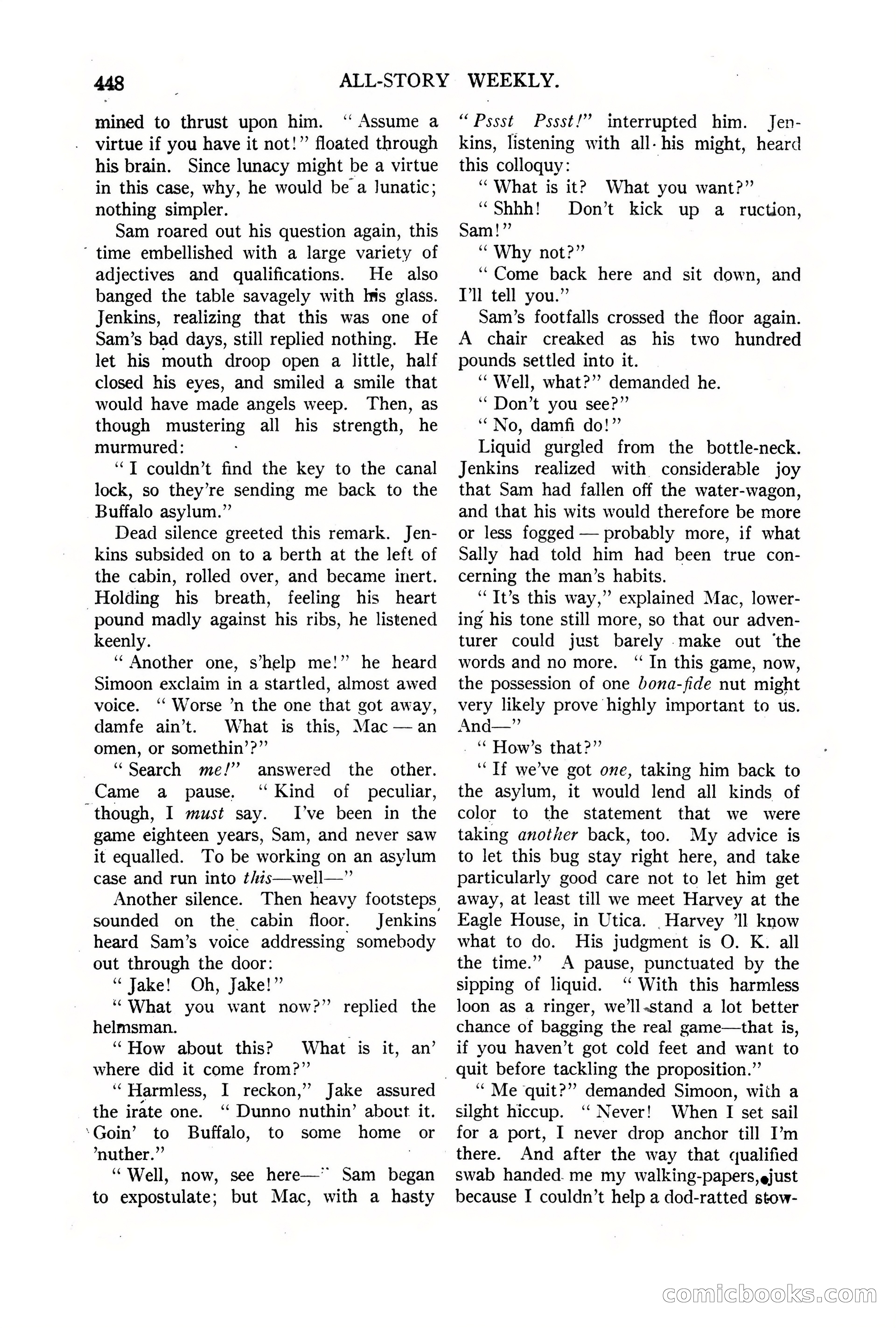 All-Story Weekly, Vol. 68, No. 3 — page 106 of 192