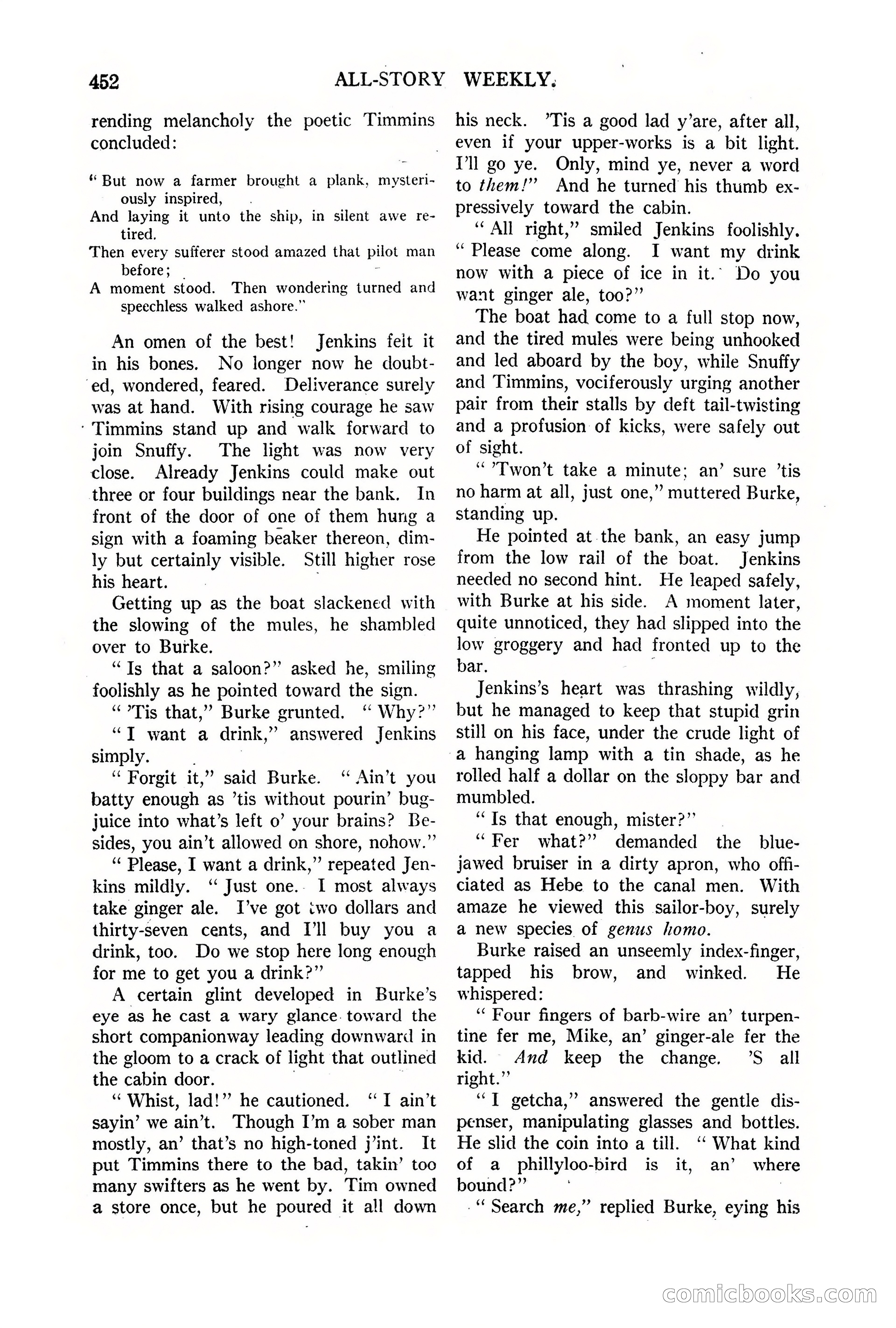 All-Story Weekly, Vol. 68, No. 3 — page 110 of 192