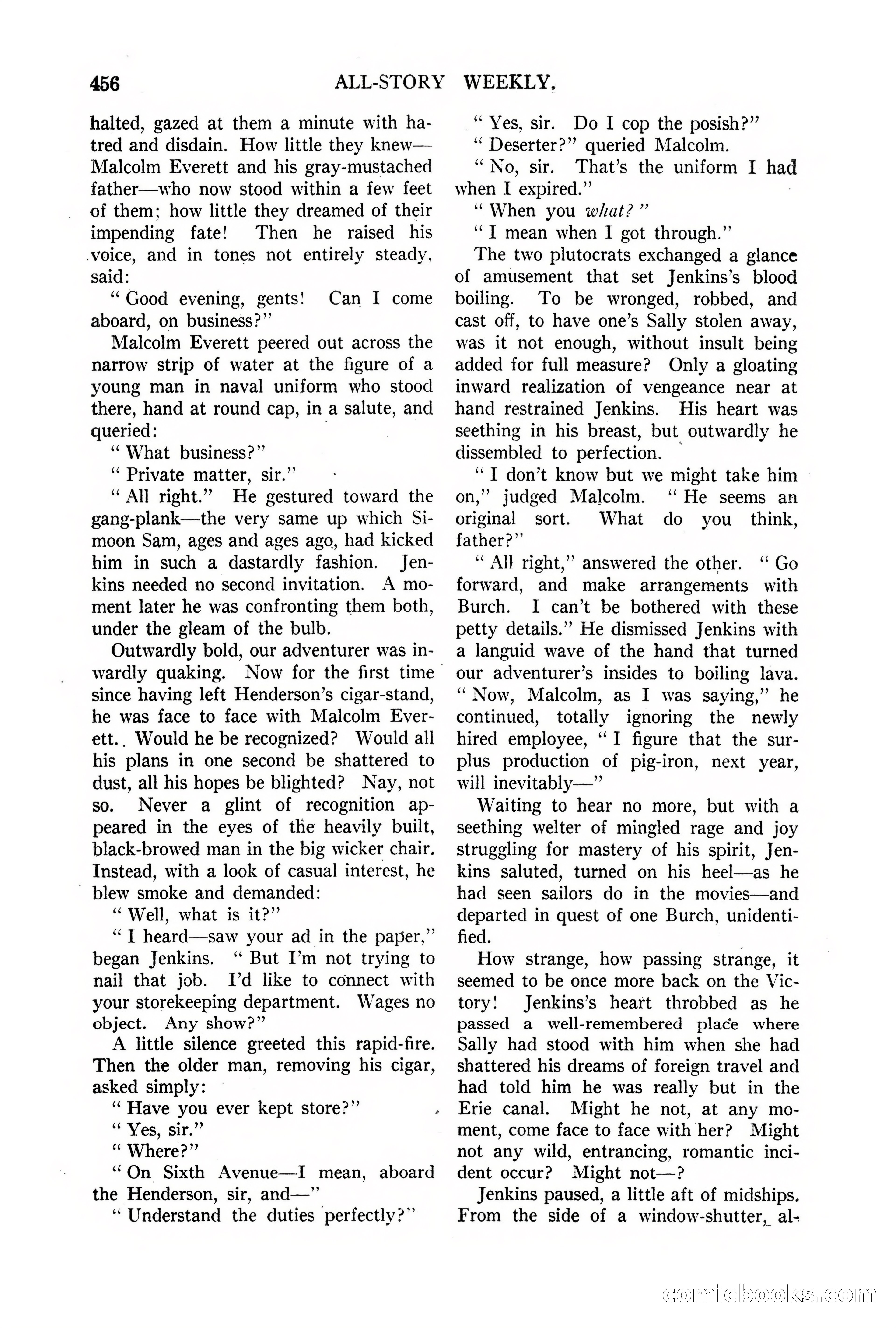 All-Story Weekly, Vol. 68, No. 3 — page 114 of 192