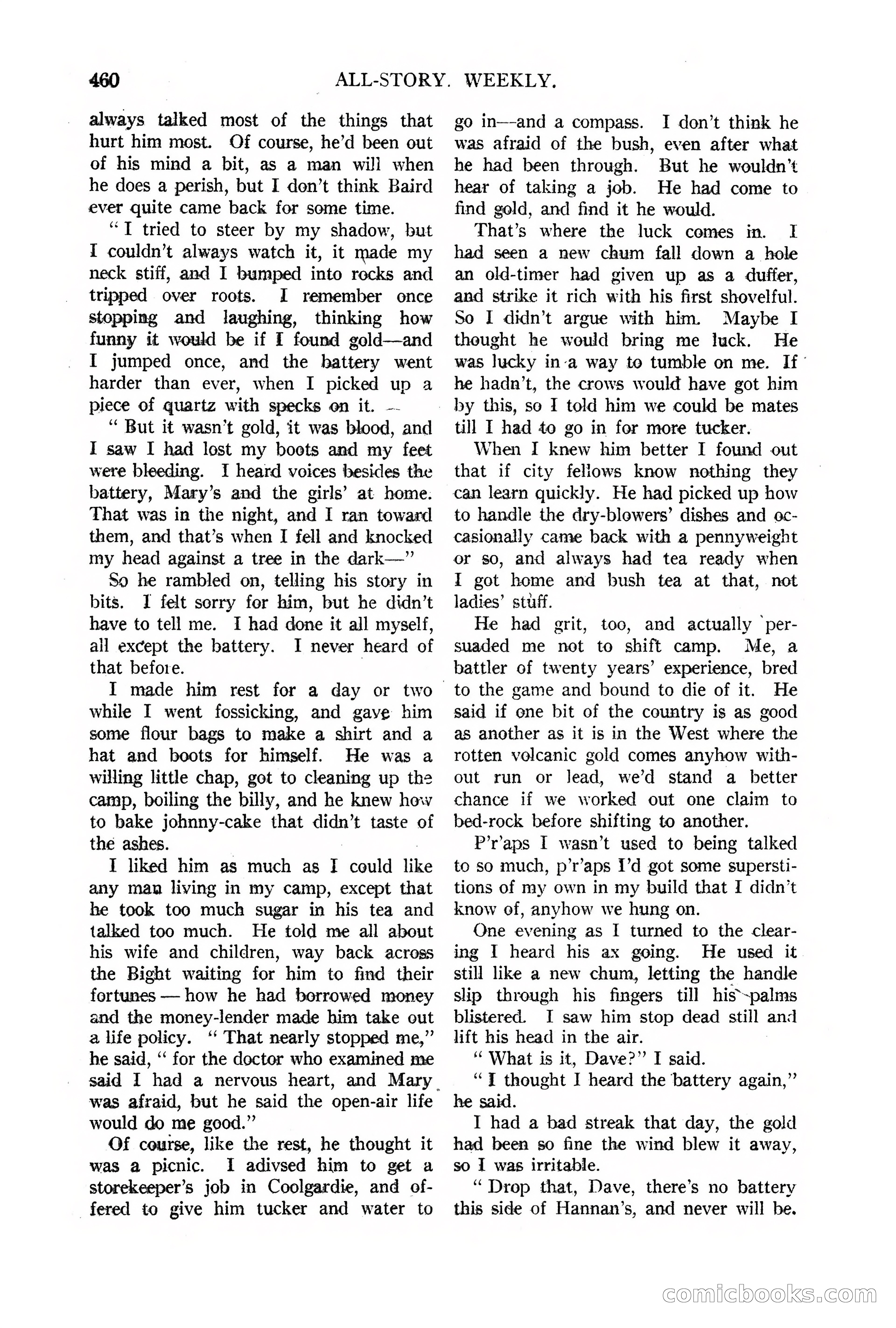 All-Story Weekly, Vol. 68, No. 3 — page 118 of 192