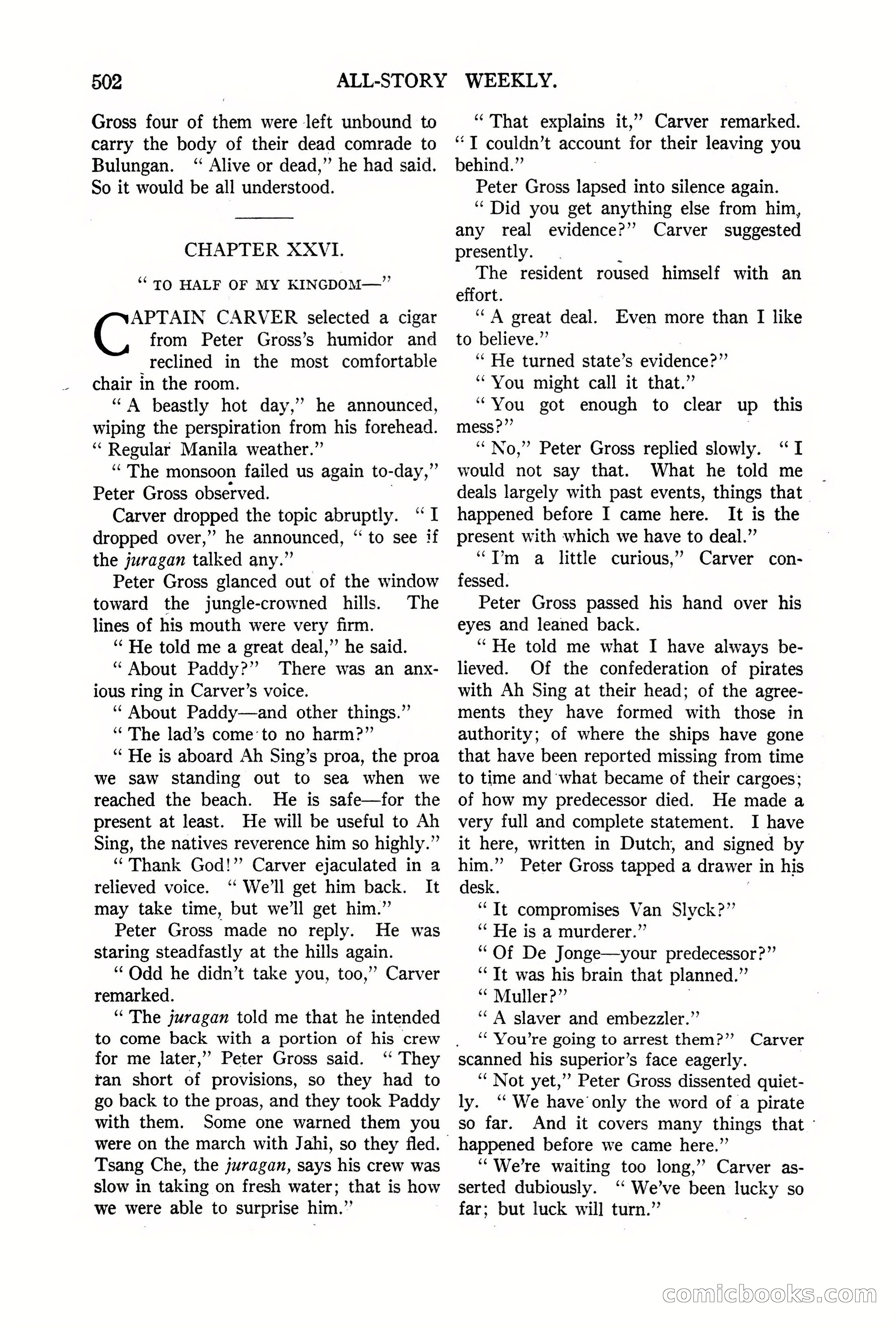 All-Story Weekly, Vol. 68, No. 3 — page 160 of 192