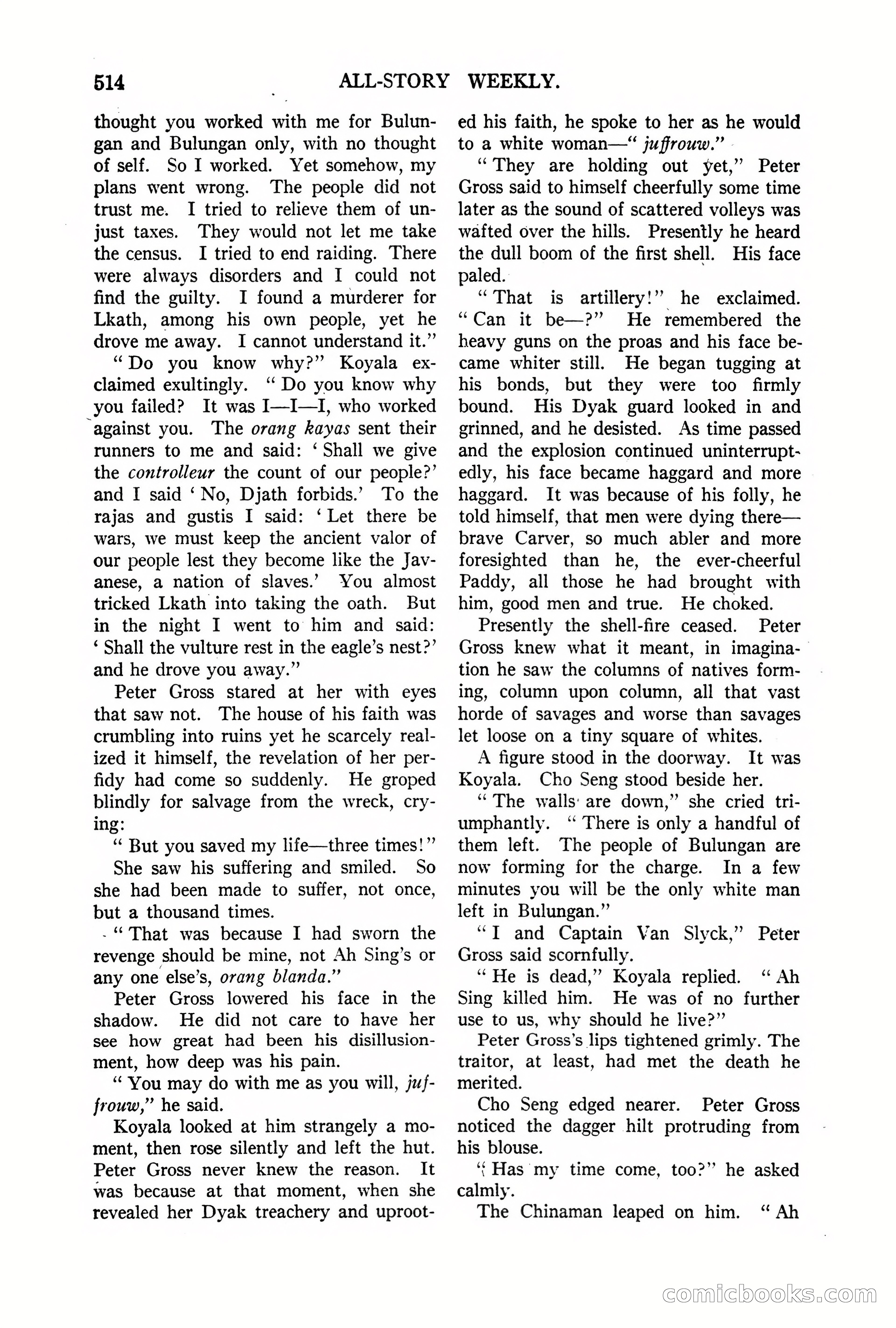 All-Story Weekly, Vol. 68, No. 3 — page 172 of 192