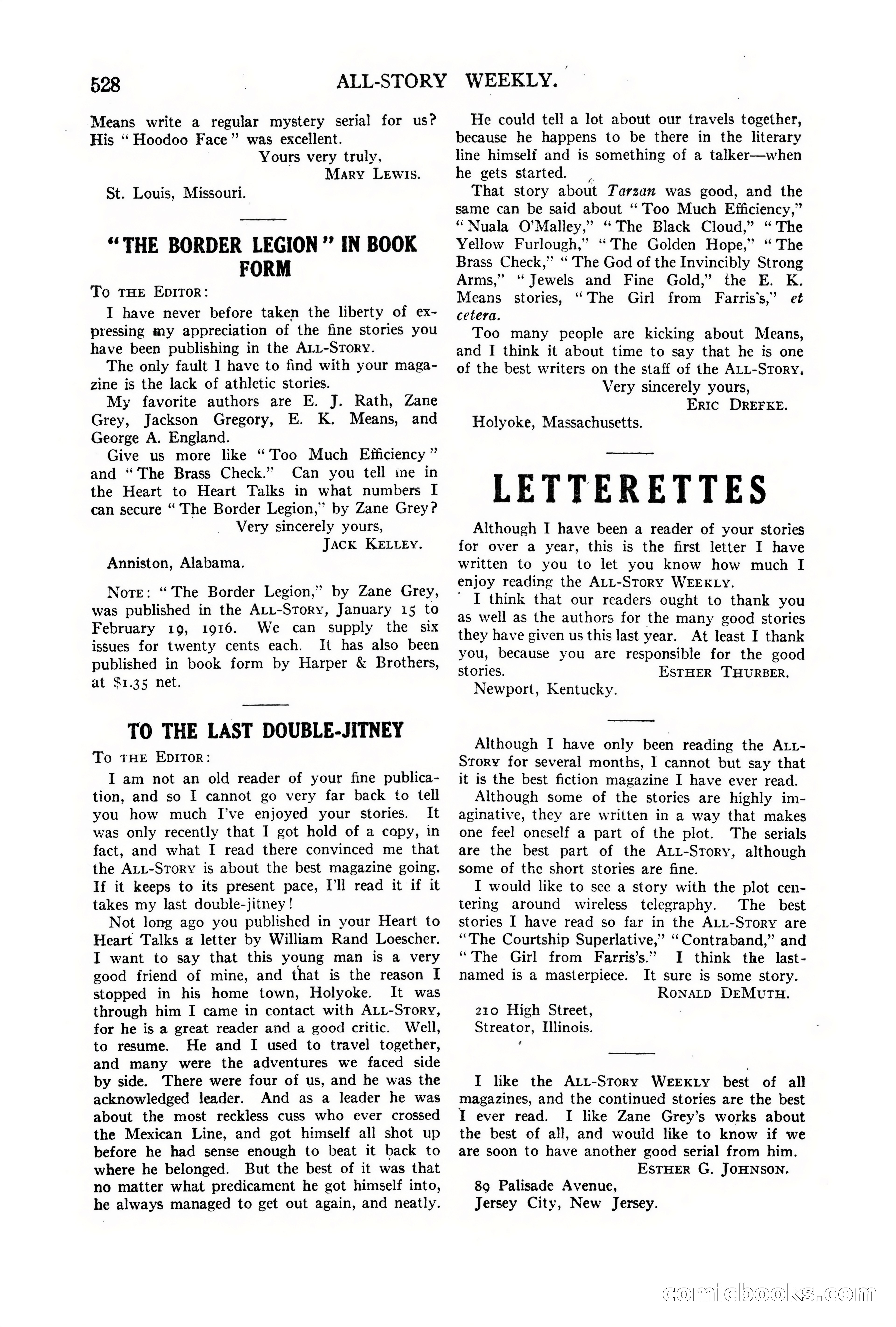 All-Story Weekly, Vol. 68, No. 3 — page 186 of 192