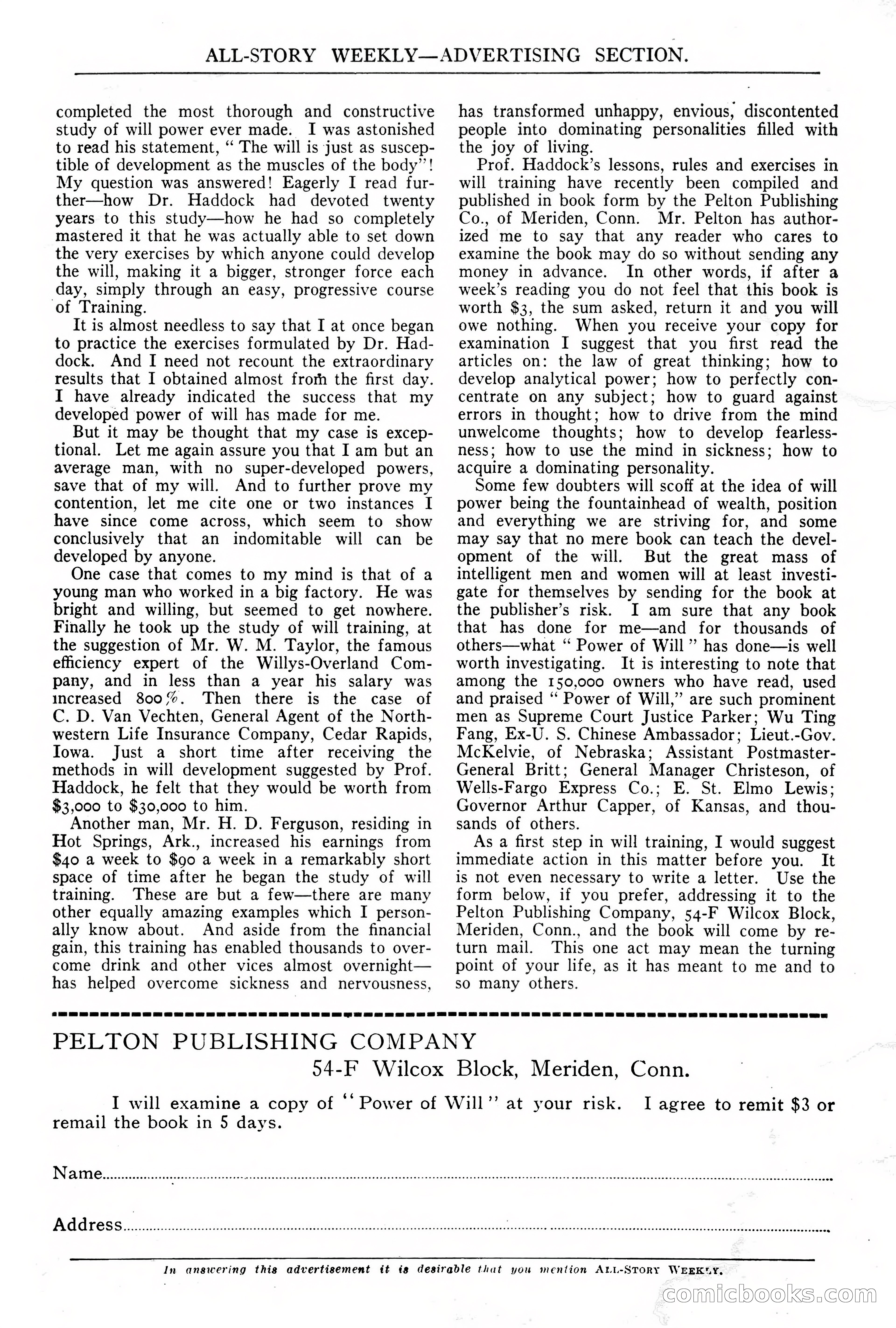 All-Story Weekly, Vol. 68, No. 3 — page 188 of 192