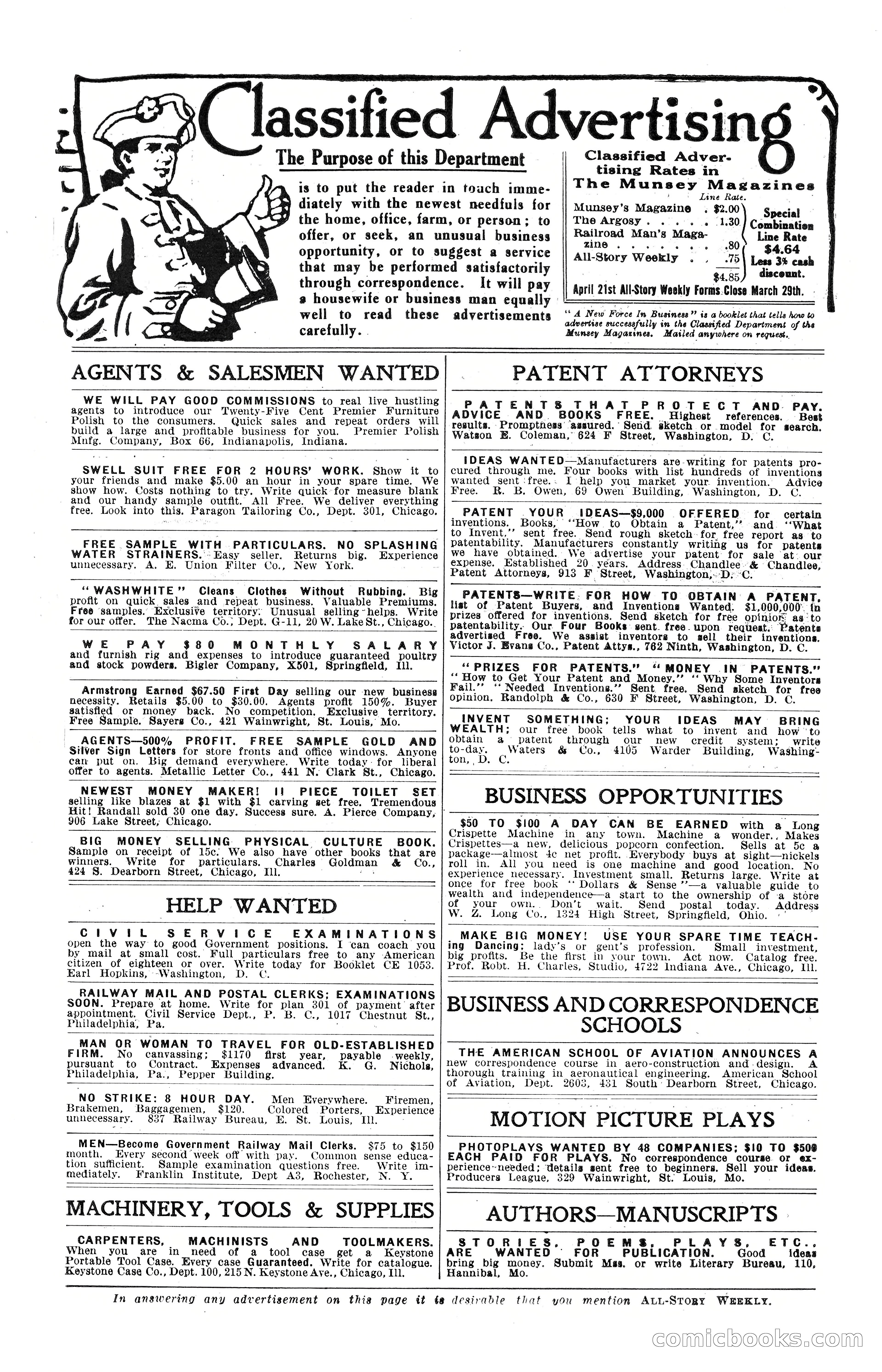 All-Story Weekly, March 24, 1917 — page 6 of 188