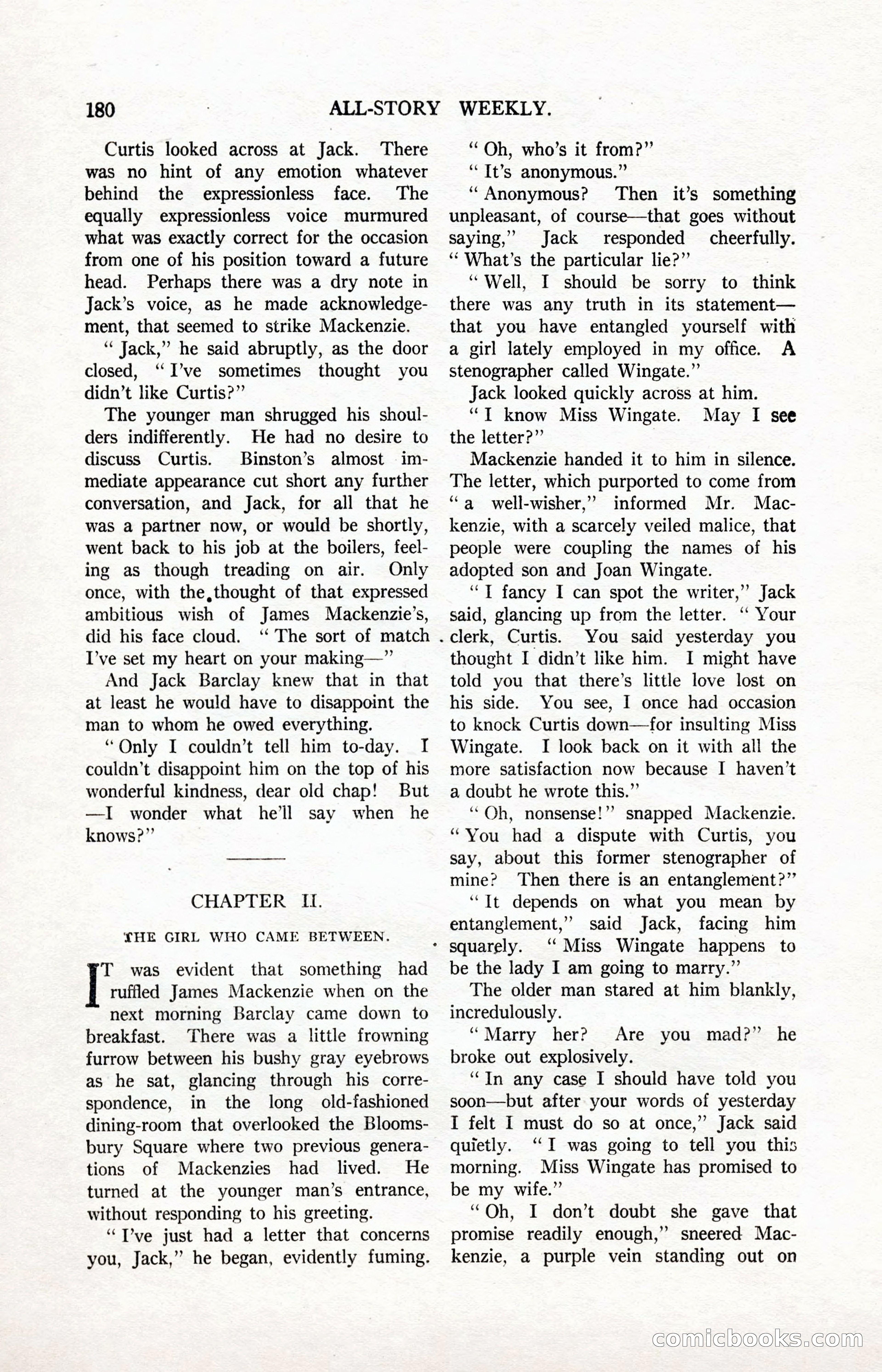 All-Story Weekly, March 24, 1917 — page 14 of 188