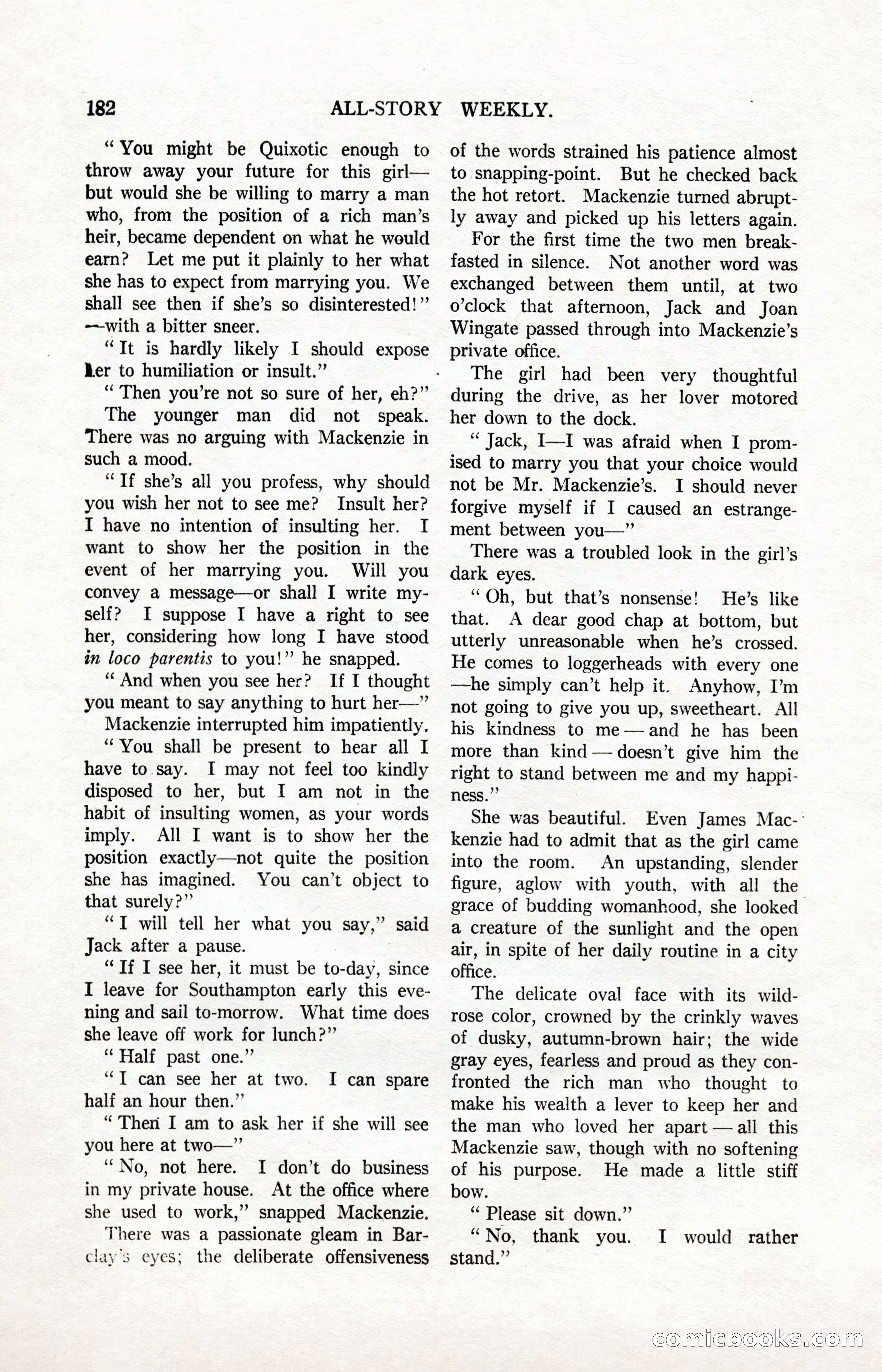 All-Story Weekly, March 24, 1917 — page 16 of 188