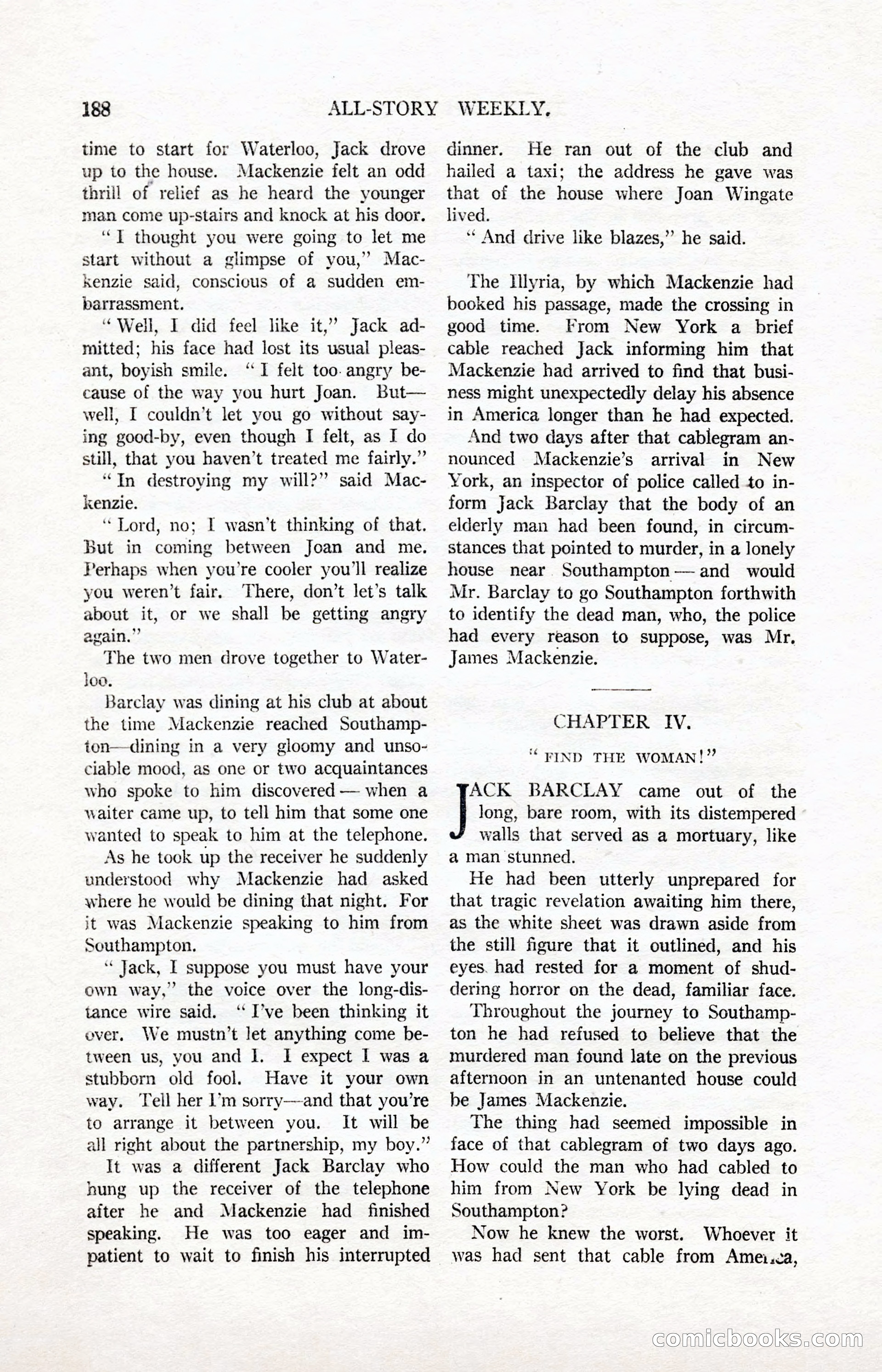 All-Story Weekly, March 24, 1917 — page 22 of 188