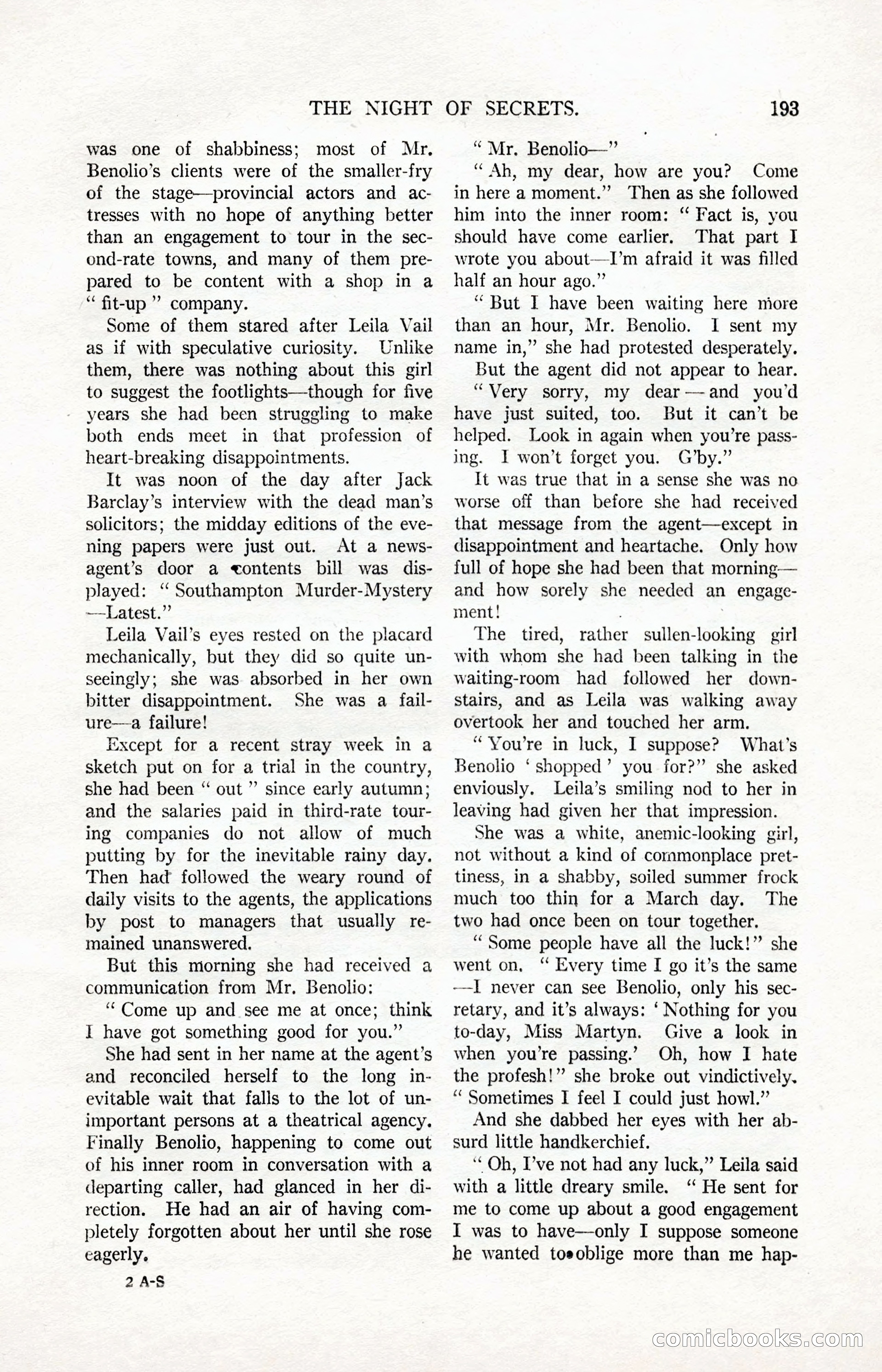 All-Story Weekly, March 24, 1917 — page 27 of 188