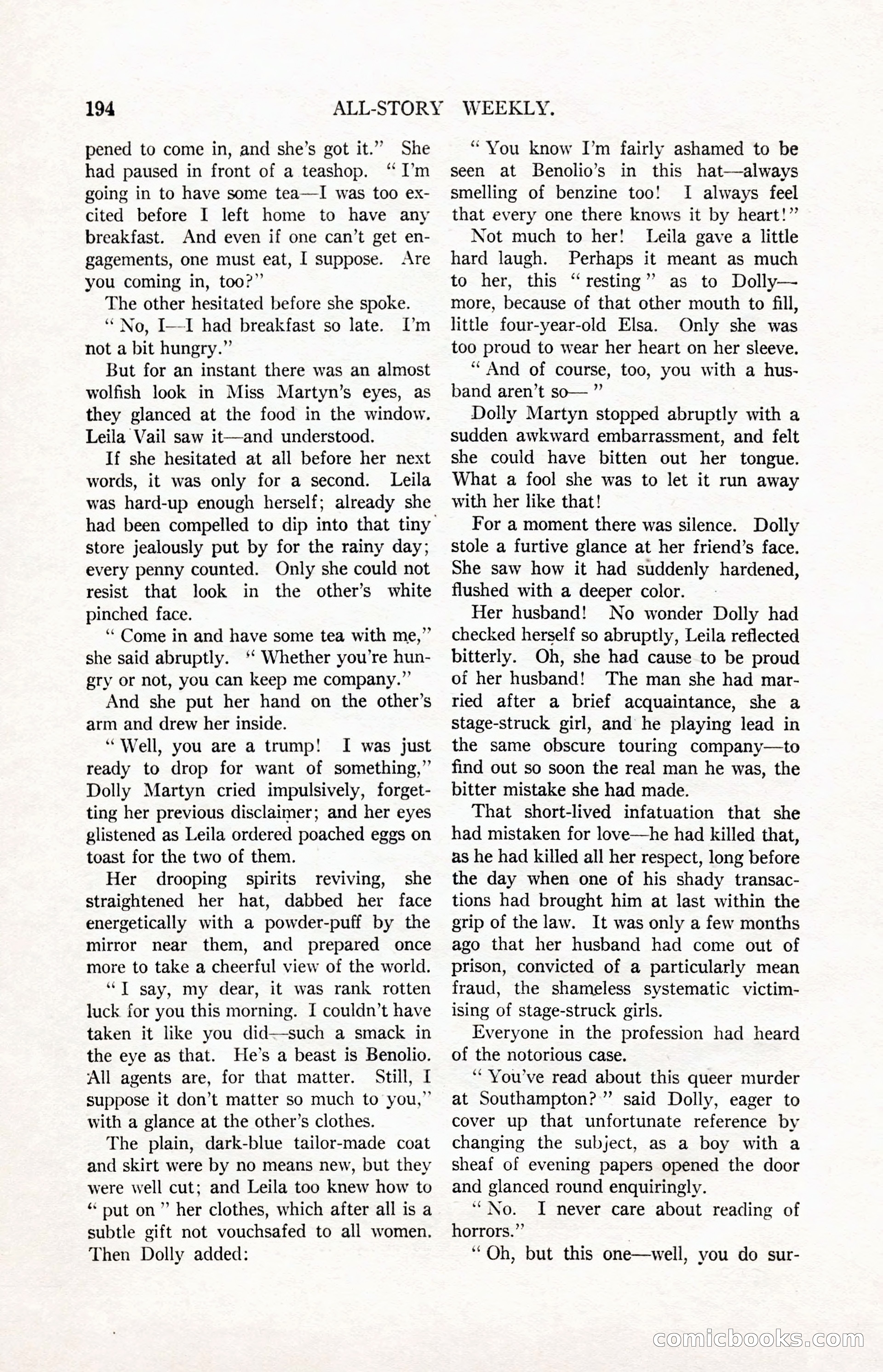 All-Story Weekly, March 24, 1917 — page 28 of 188