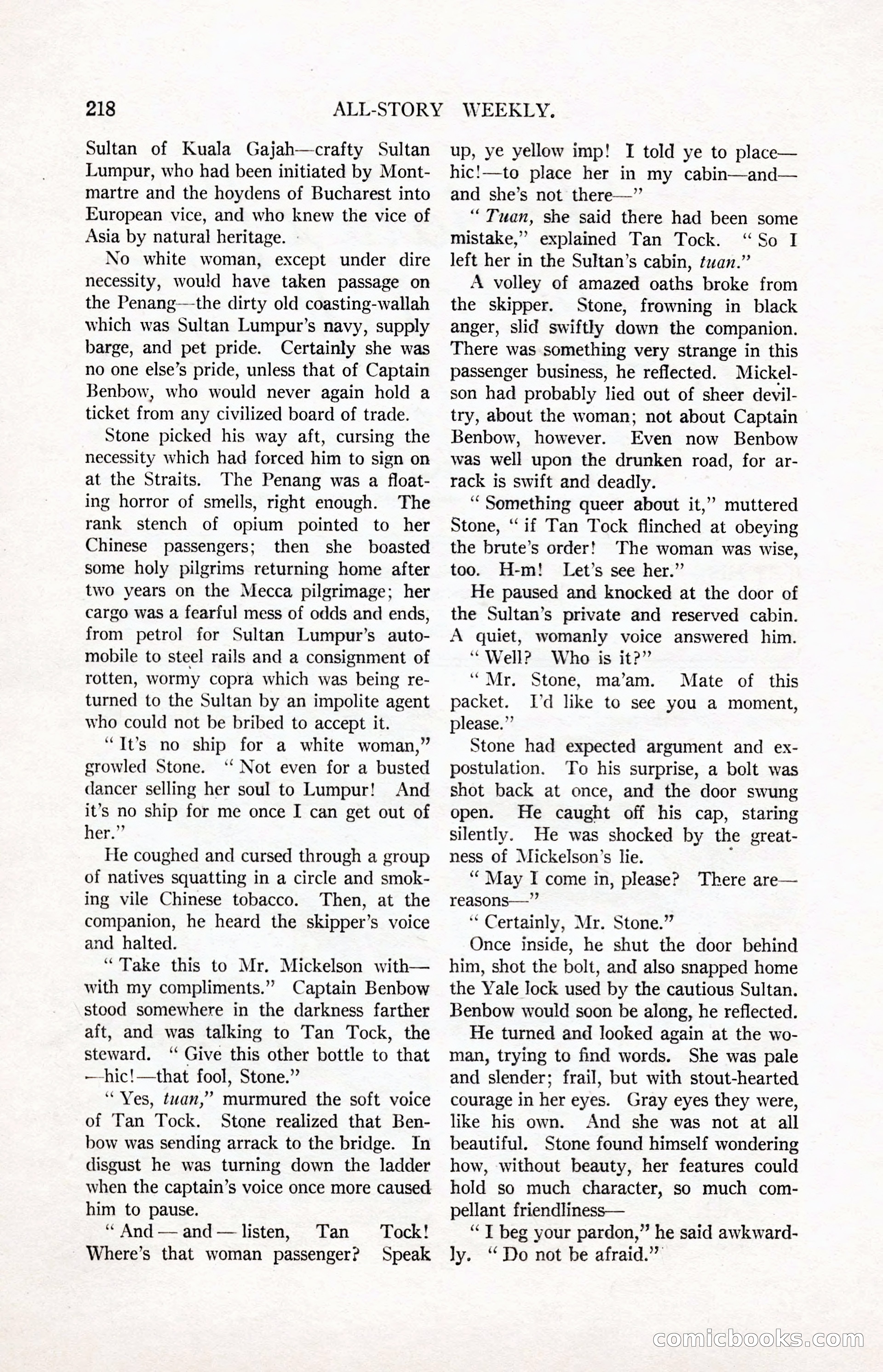 All-Story Weekly, March 24, 1917 — page 52 of 188