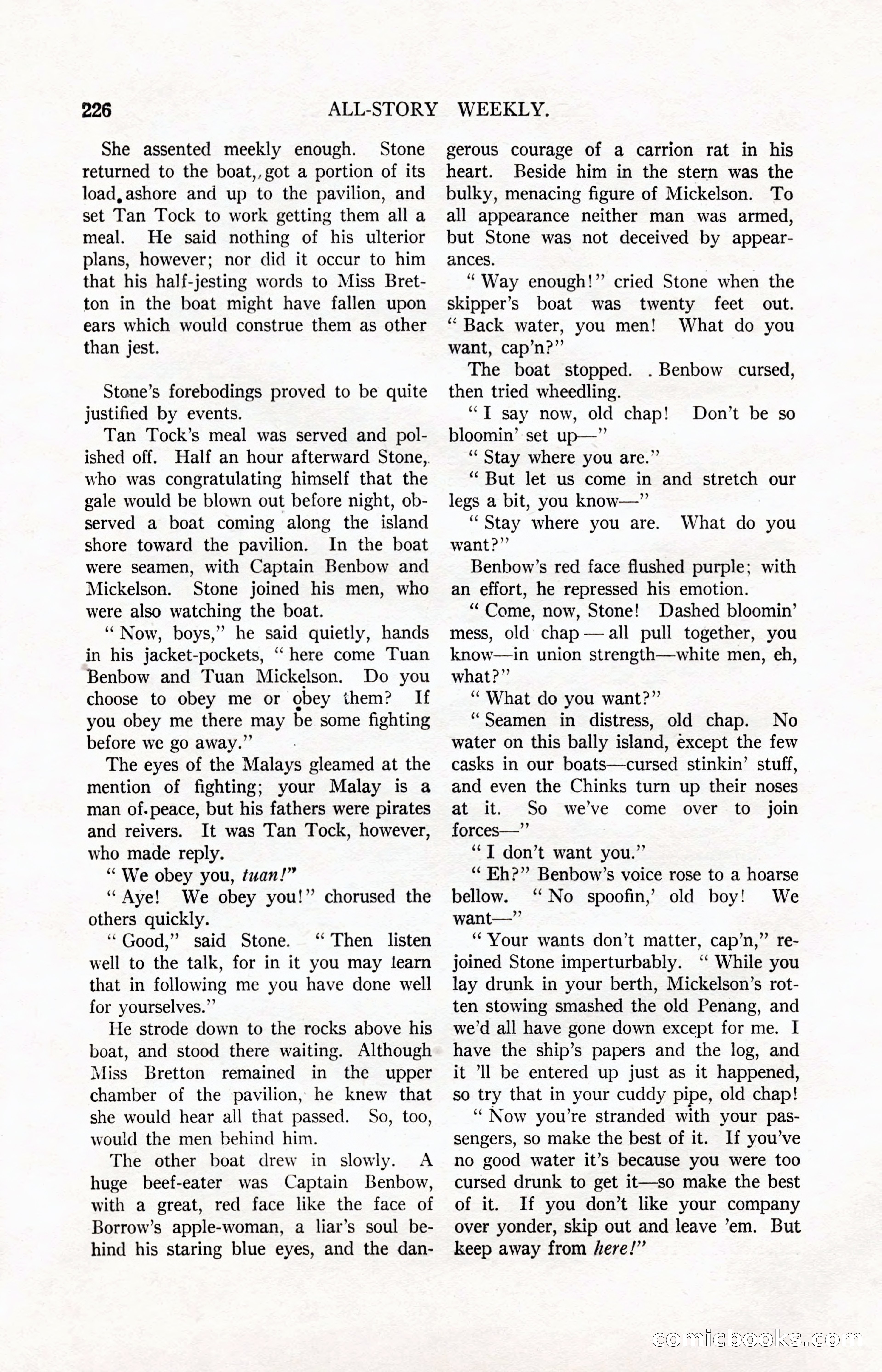 All-Story Weekly, March 24, 1917 — page 60 of 188