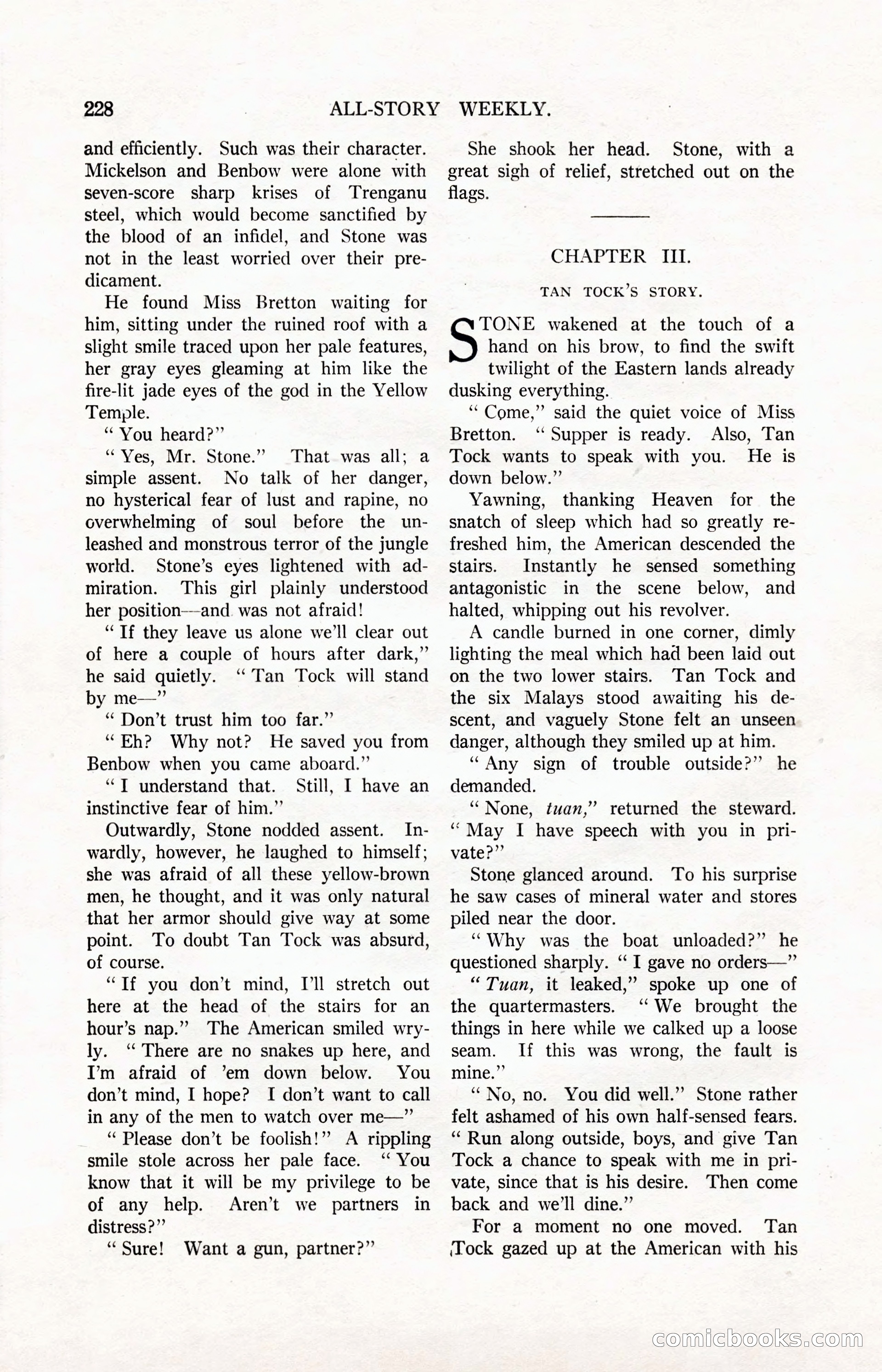All-Story Weekly, March 24, 1917 — page 62 of 188