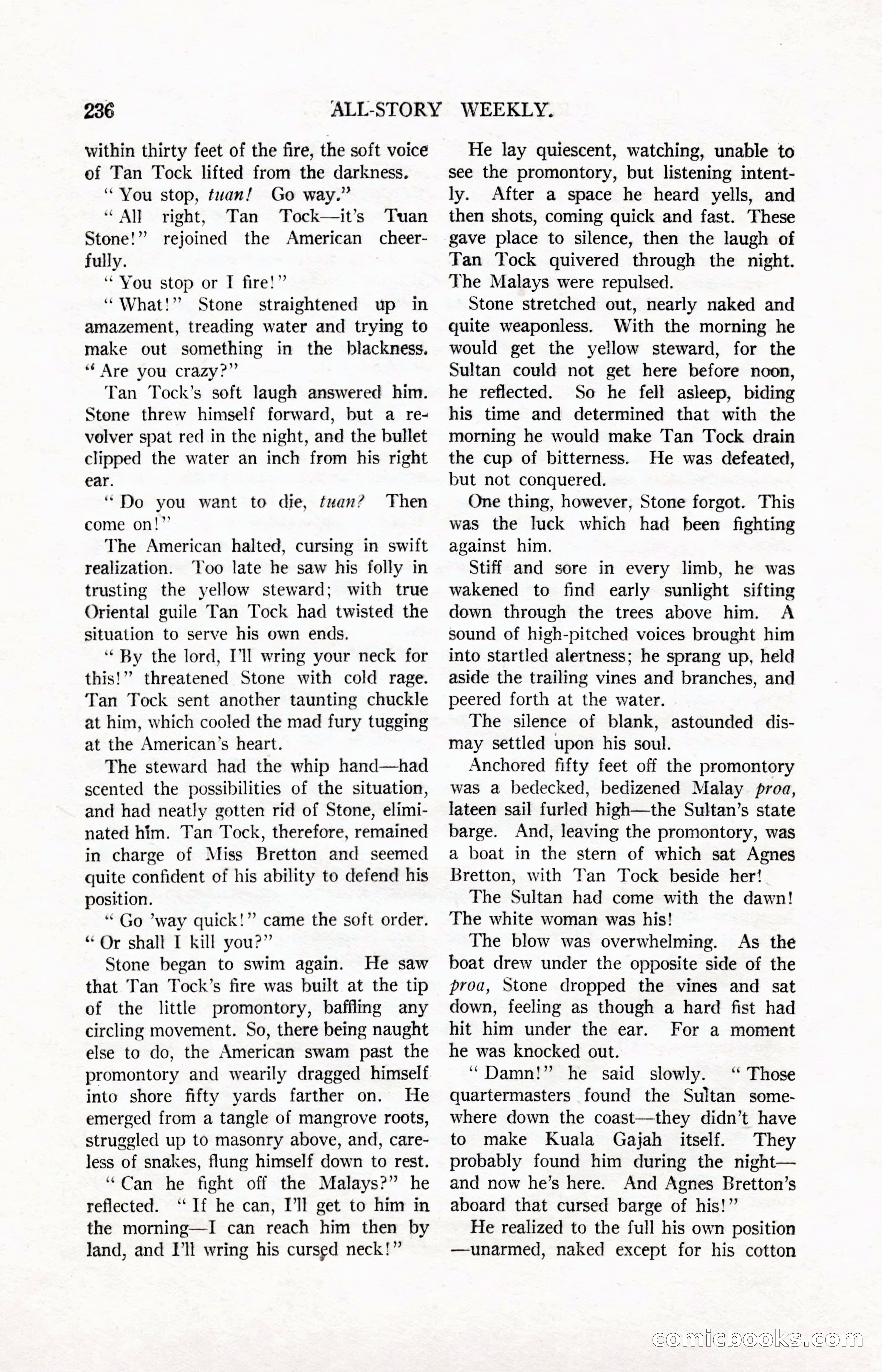 All-Story Weekly, March 24, 1917 — page 70 of 188