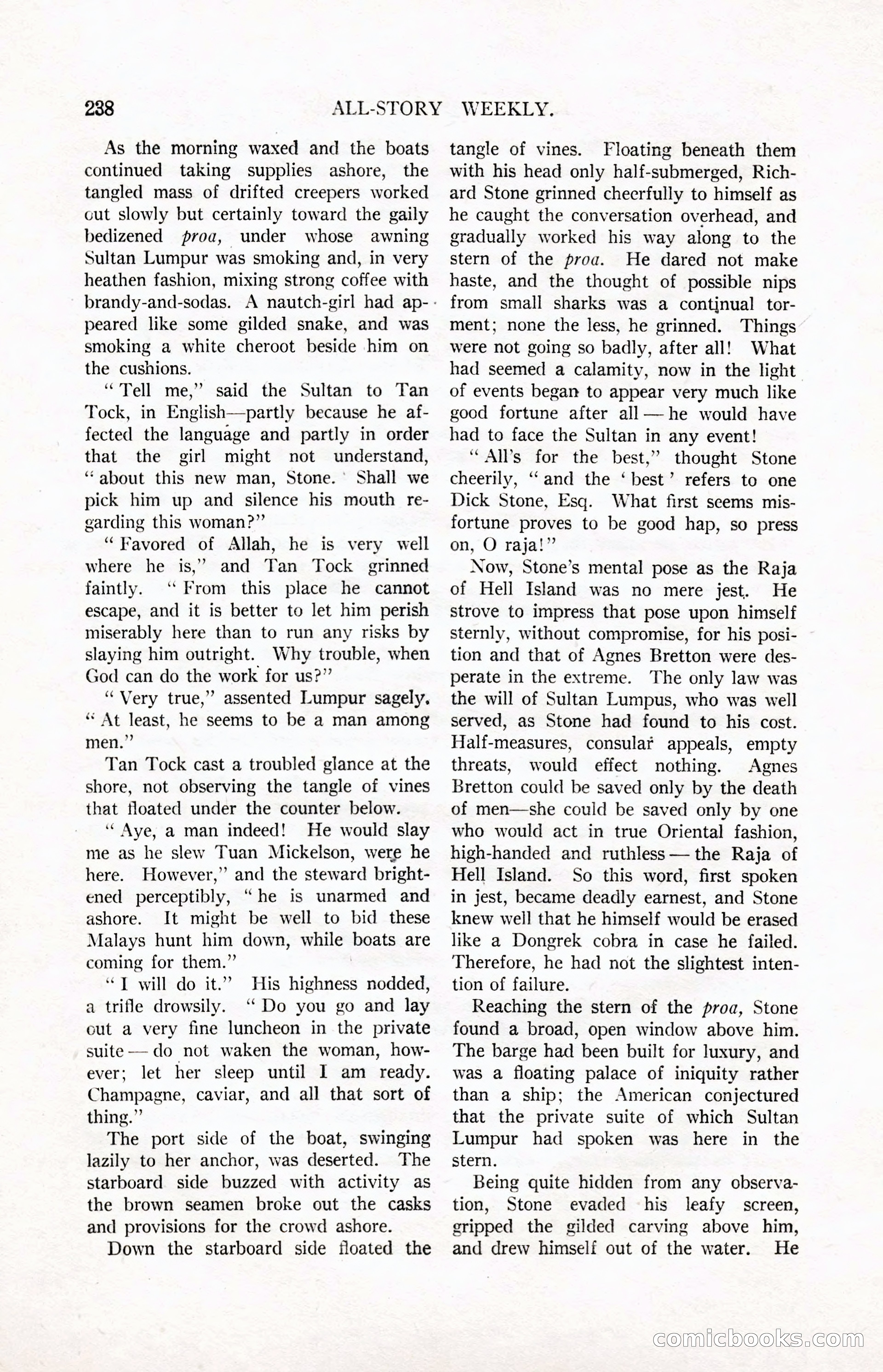 All-Story Weekly, March 24, 1917 — page 72 of 188