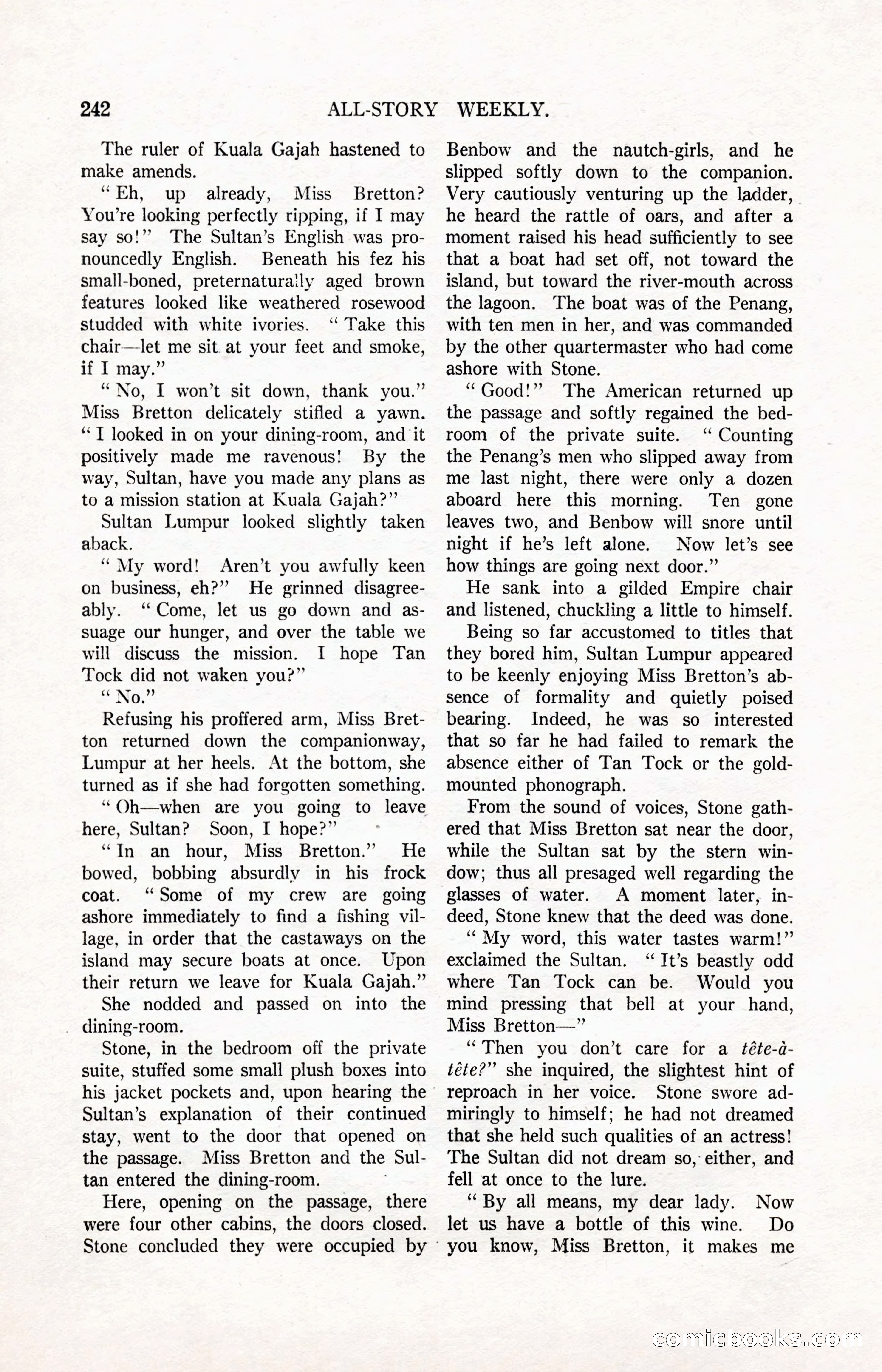 All-Story Weekly, March 24, 1917 — page 76 of 188