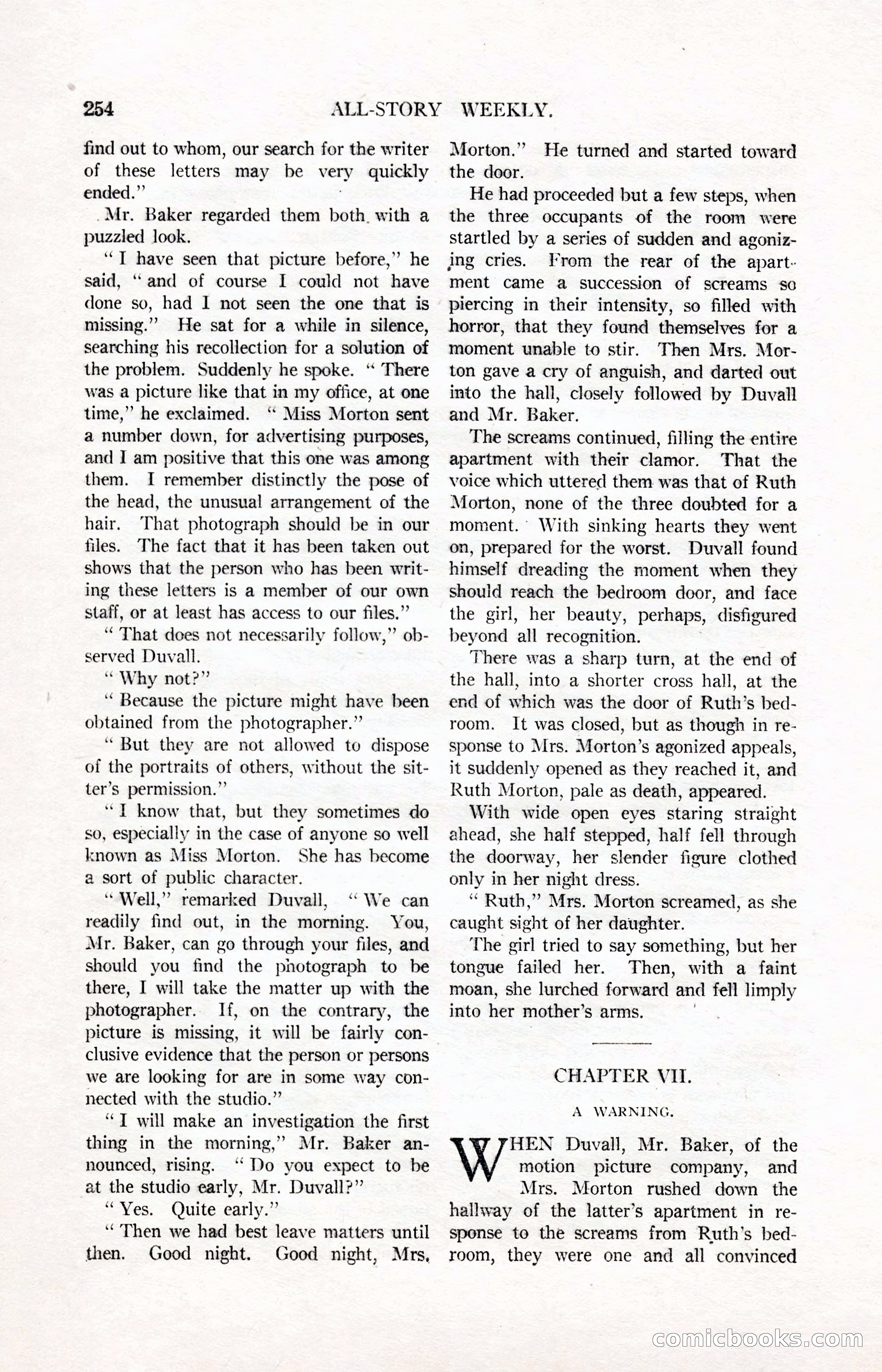 All-Story Weekly, March 24, 1917 — page 88 of 188
