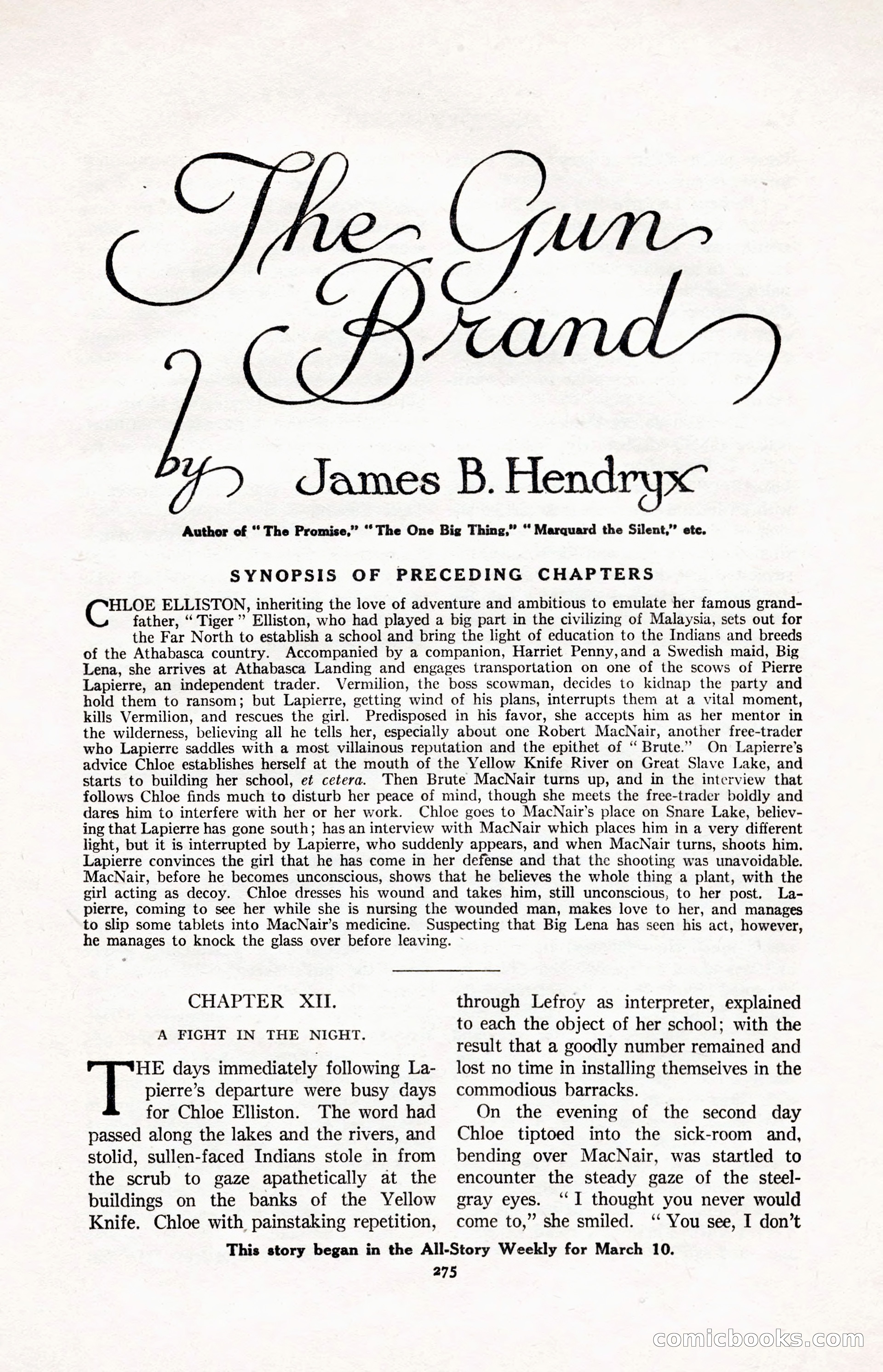 All-Story Weekly, March 24, 1917 — page 109 of 188