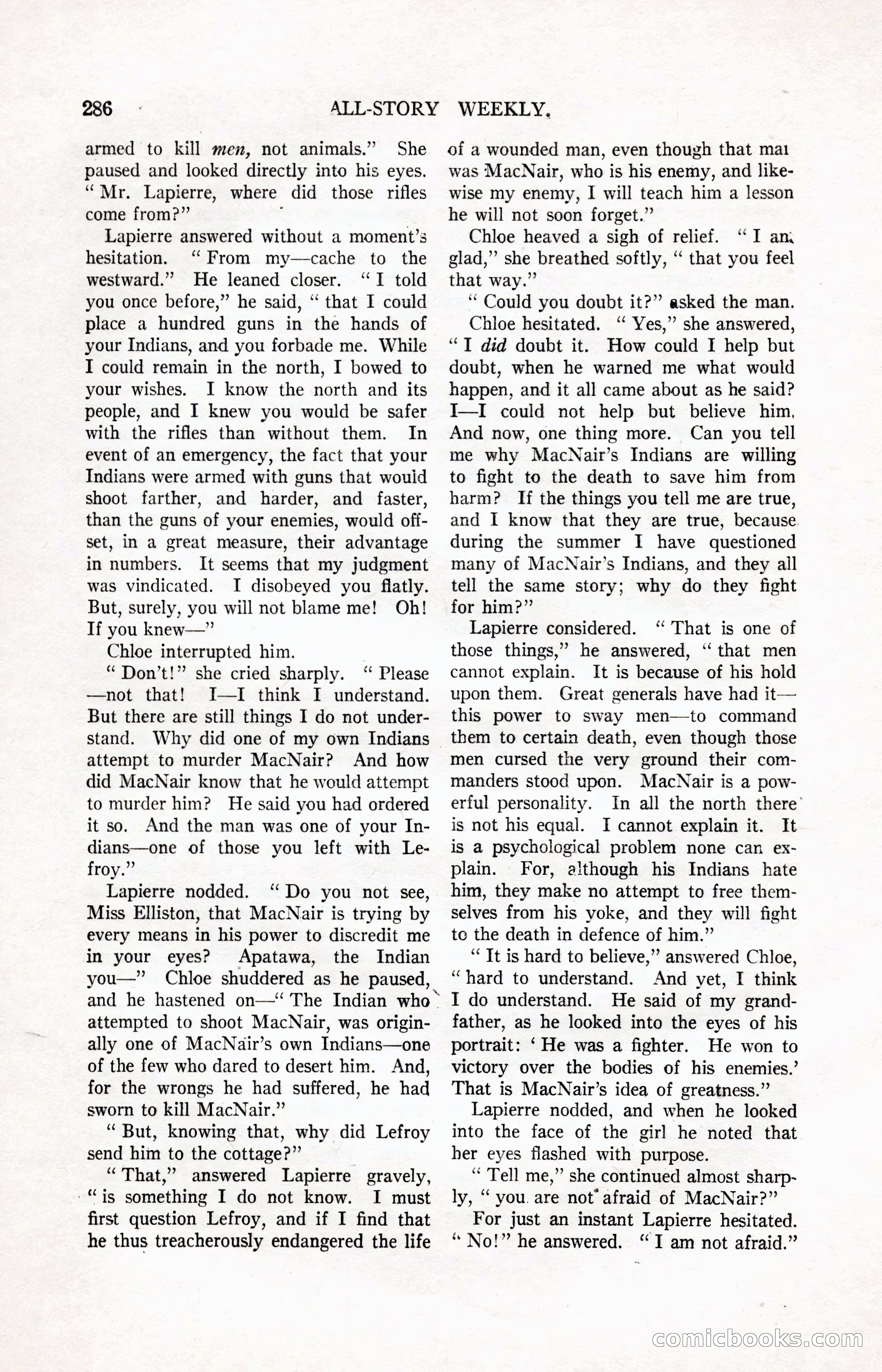All-Story Weekly, March 24, 1917 — page 120 of 188