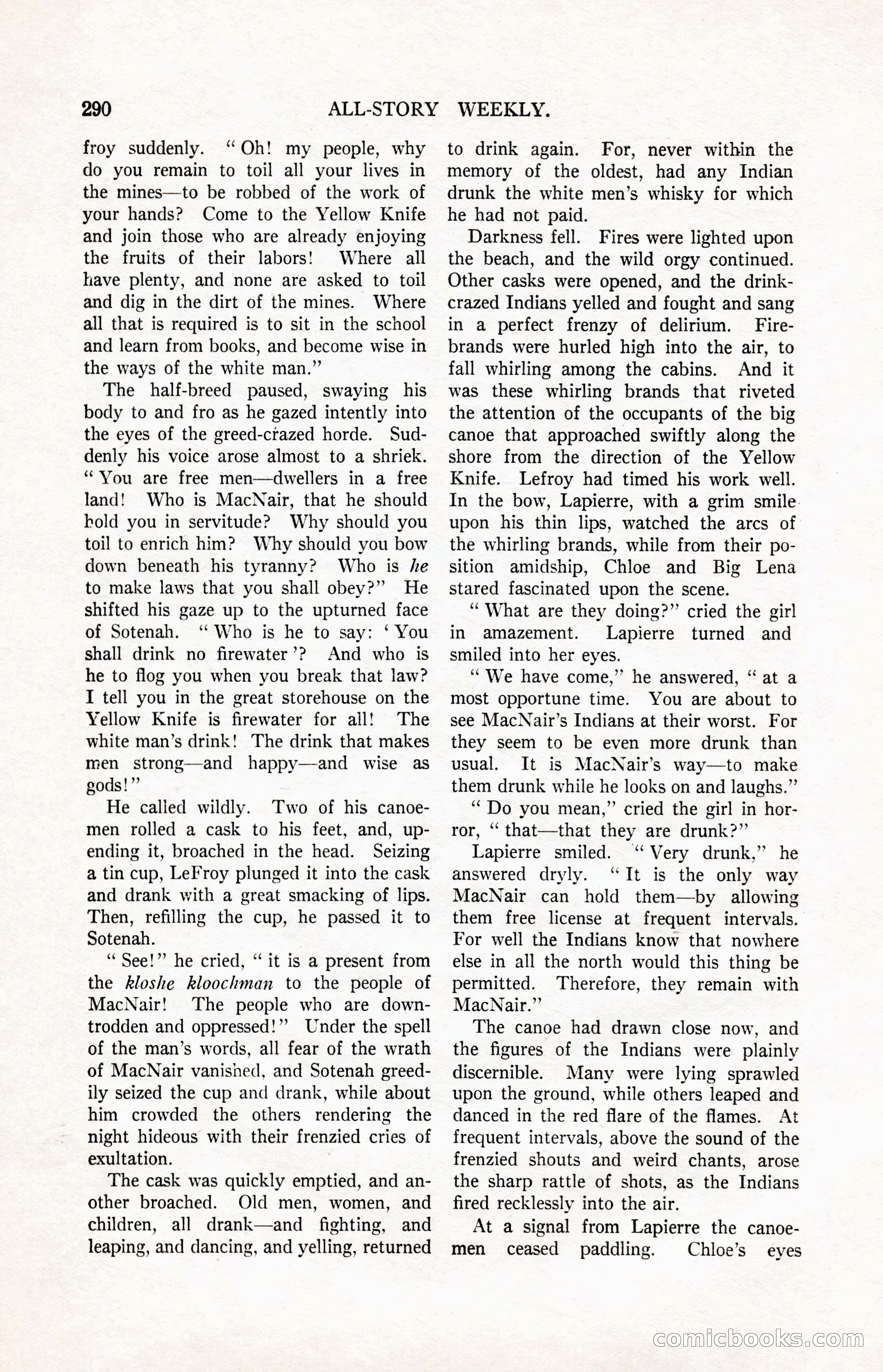 All-Story Weekly, March 24, 1917 — page 124 of 188