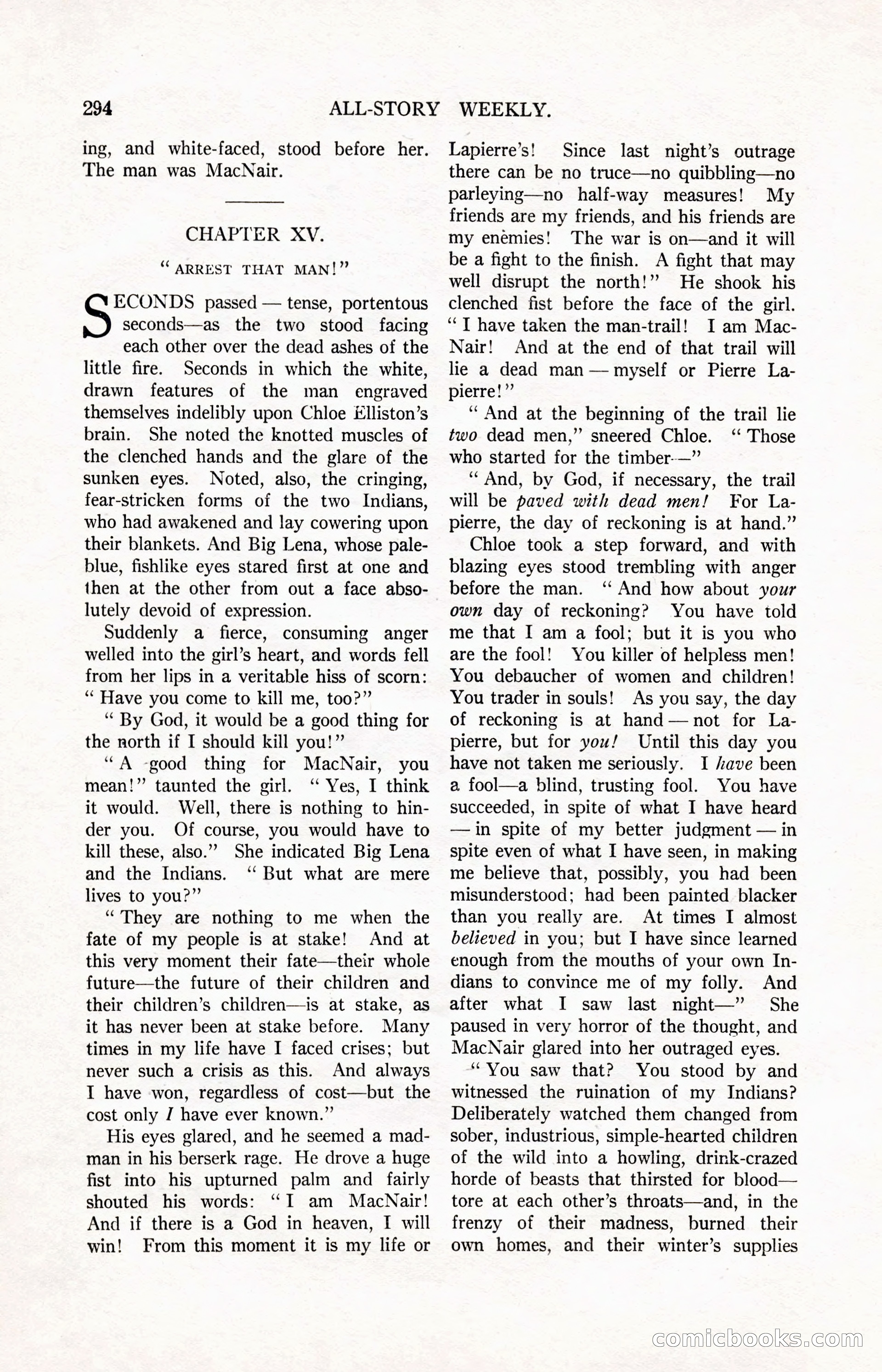 All-Story Weekly, March 24, 1917 — page 128 of 188