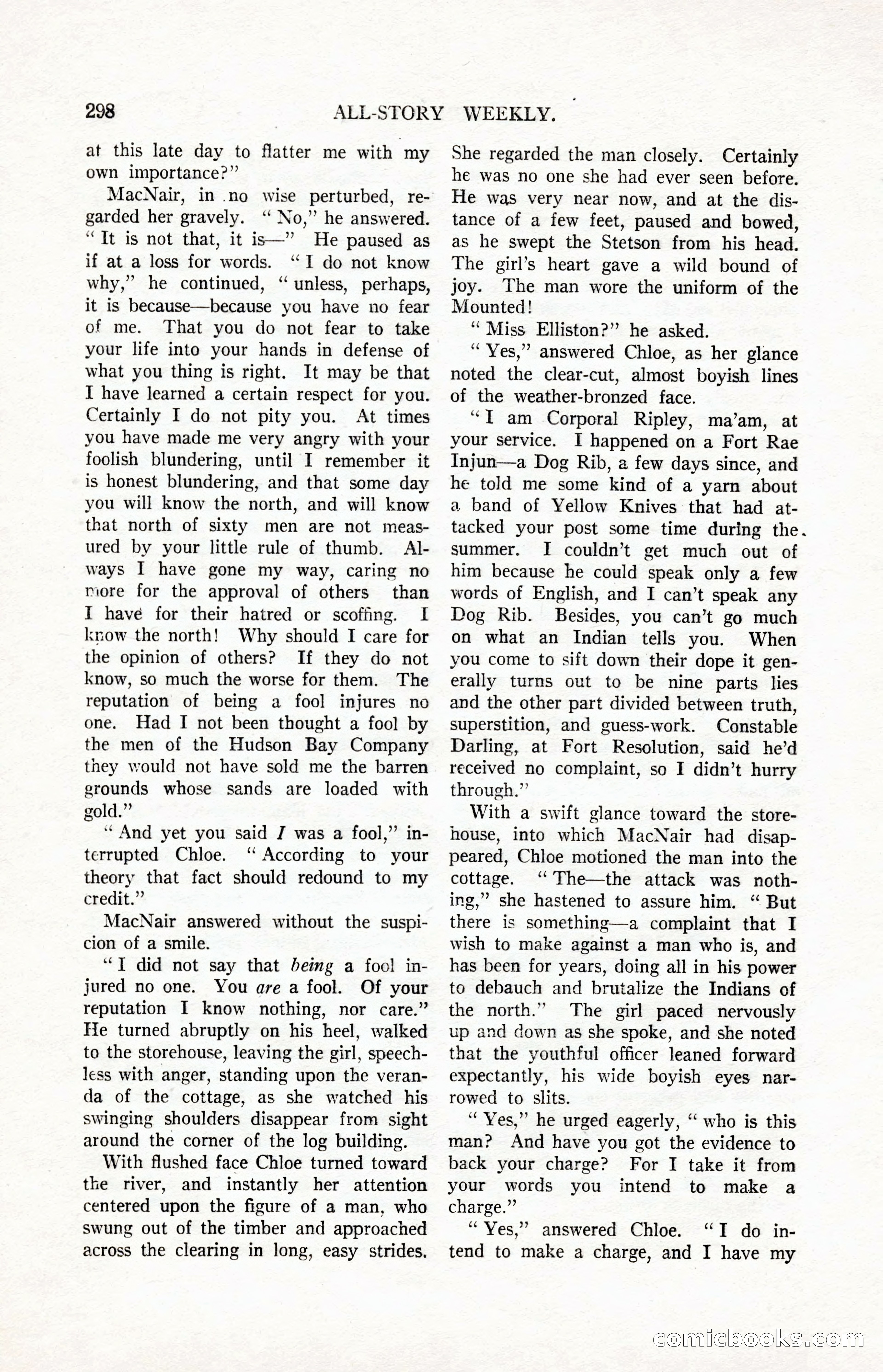 All-Story Weekly, March 24, 1917 — page 132 of 188