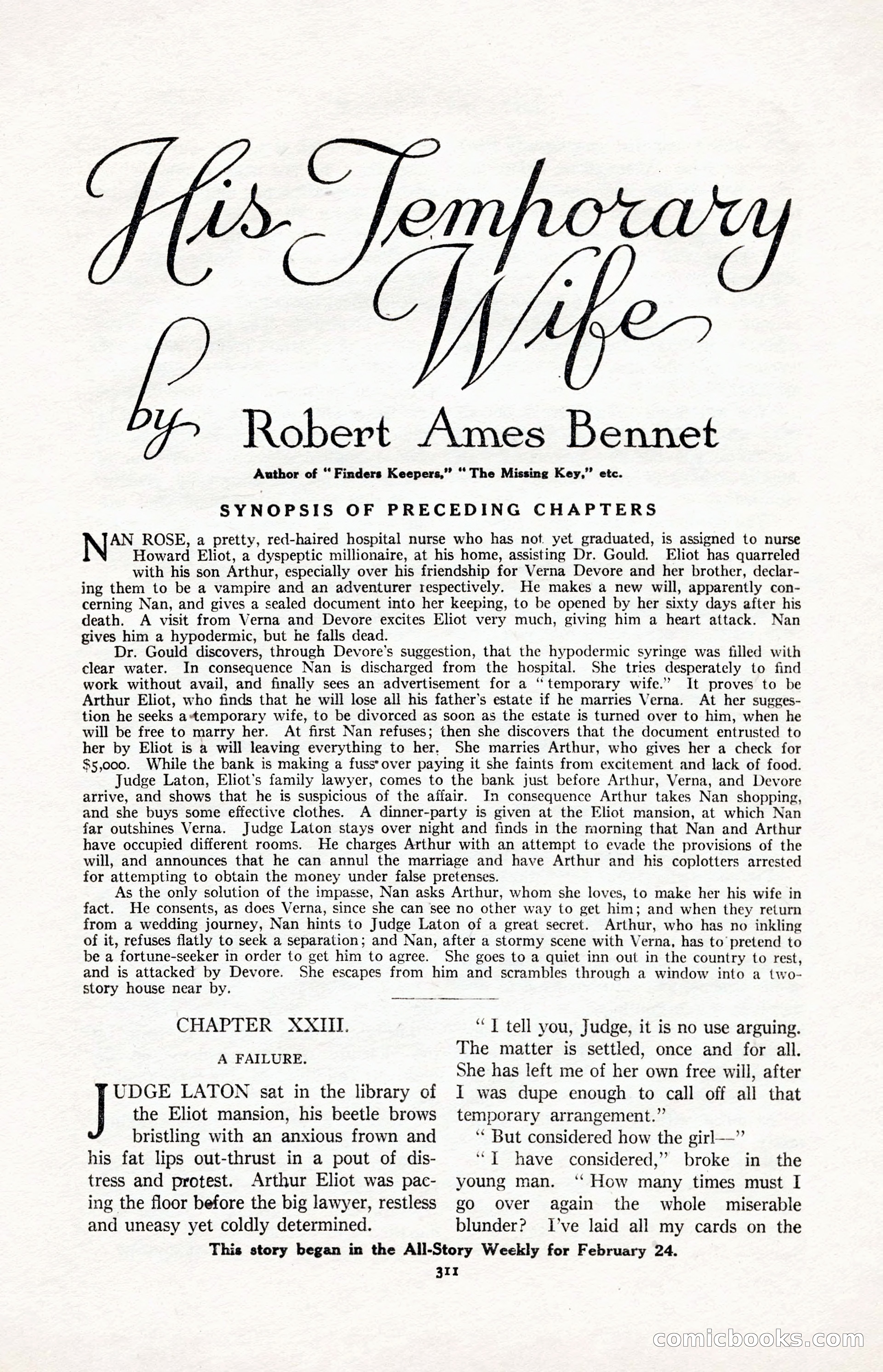 All-Story Weekly, March 24, 1917 — page 145 of 188