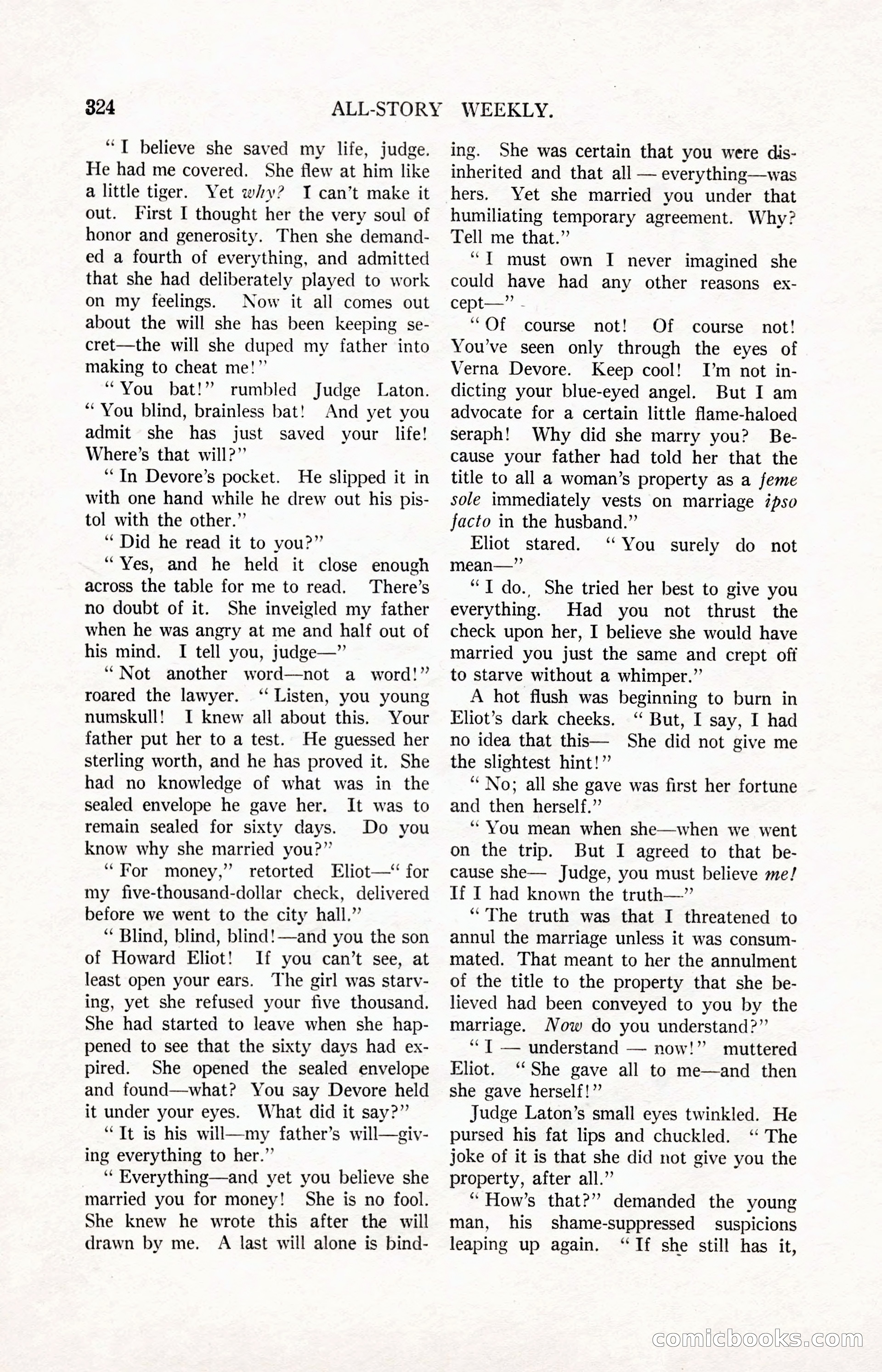All-Story Weekly, March 24, 1917 — page 158 of 188