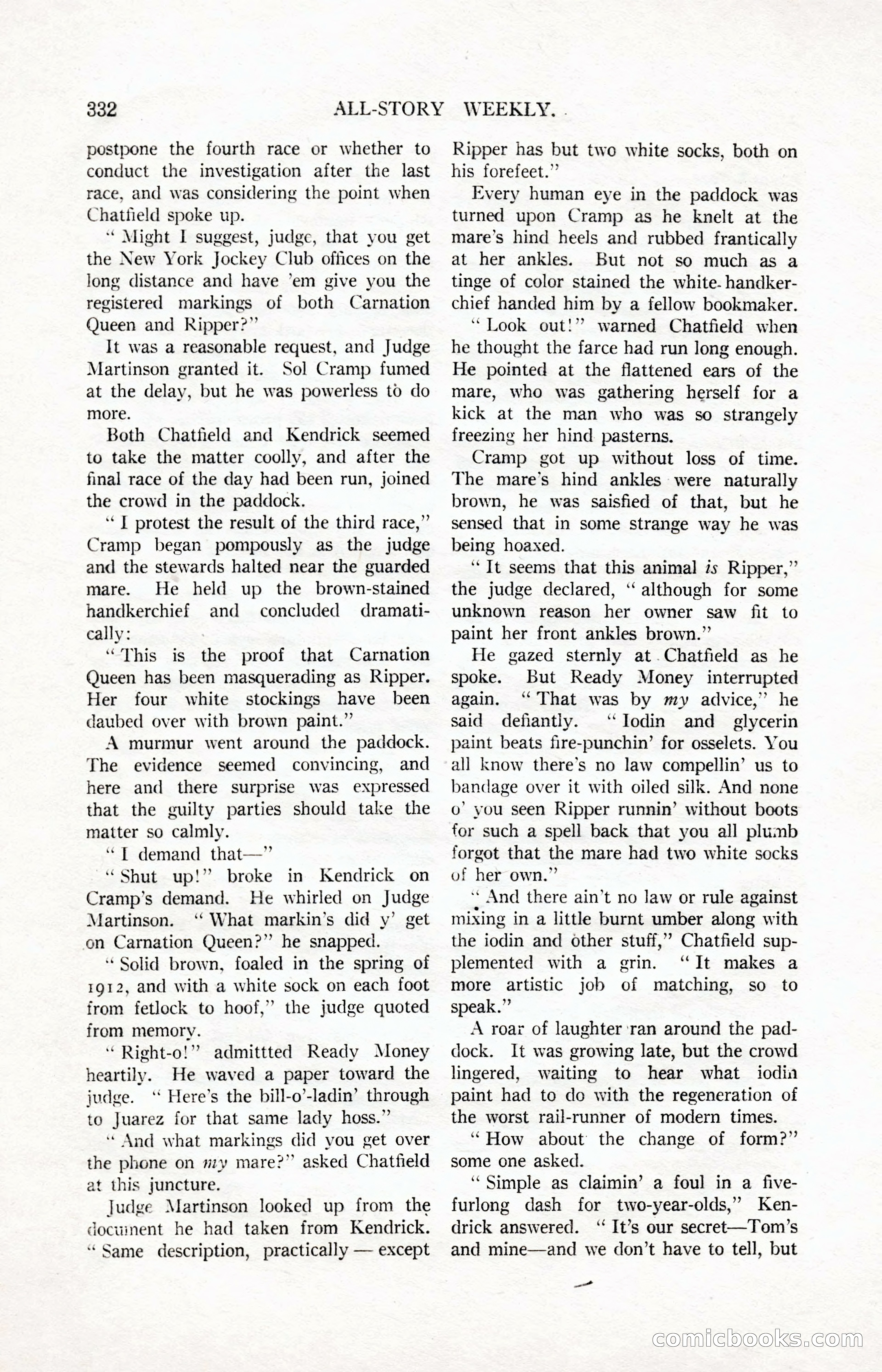 All-Story Weekly, March 24, 1917 — page 166 of 188