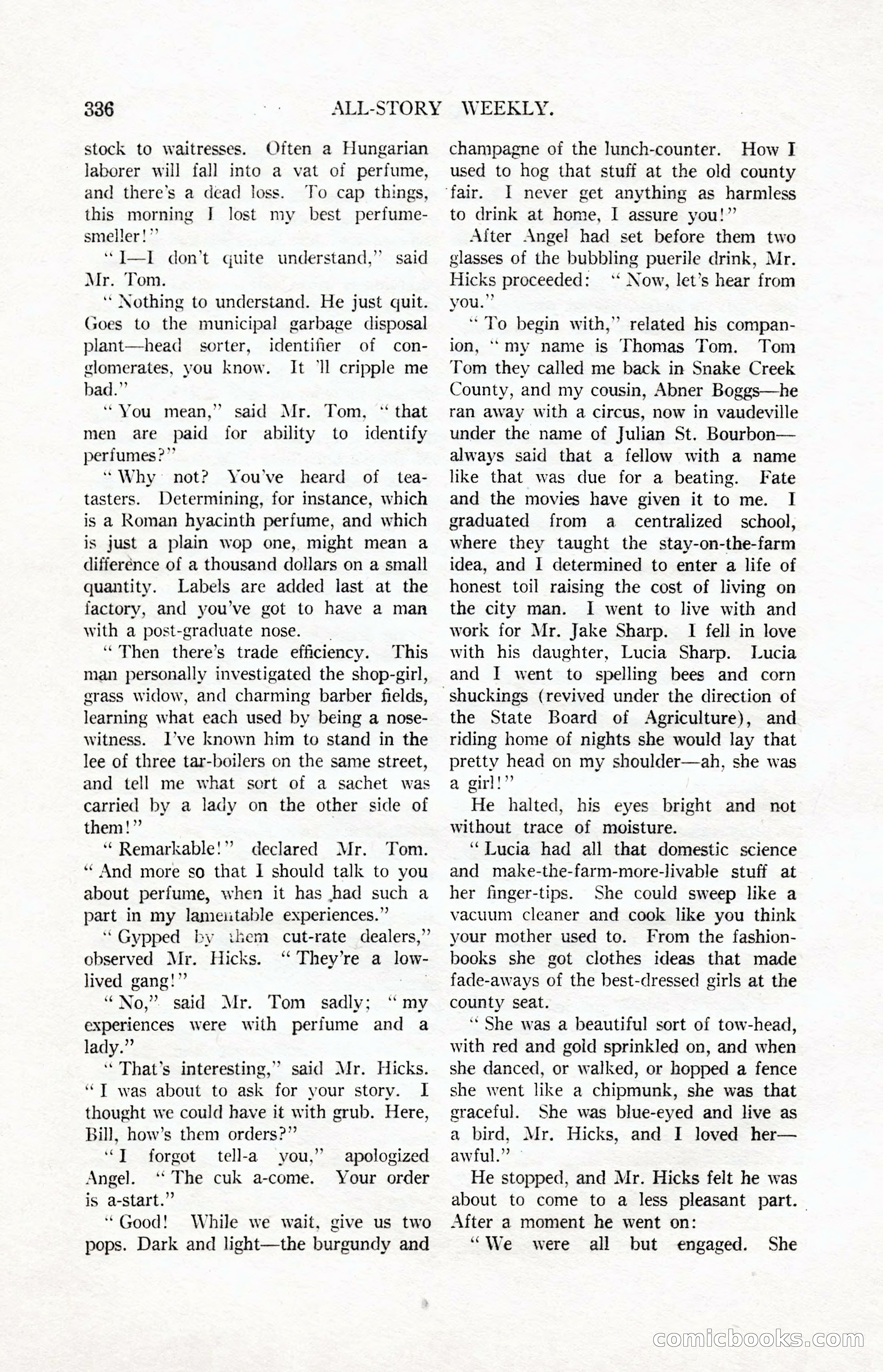 All-Story Weekly, March 24, 1917 — page 170 of 188