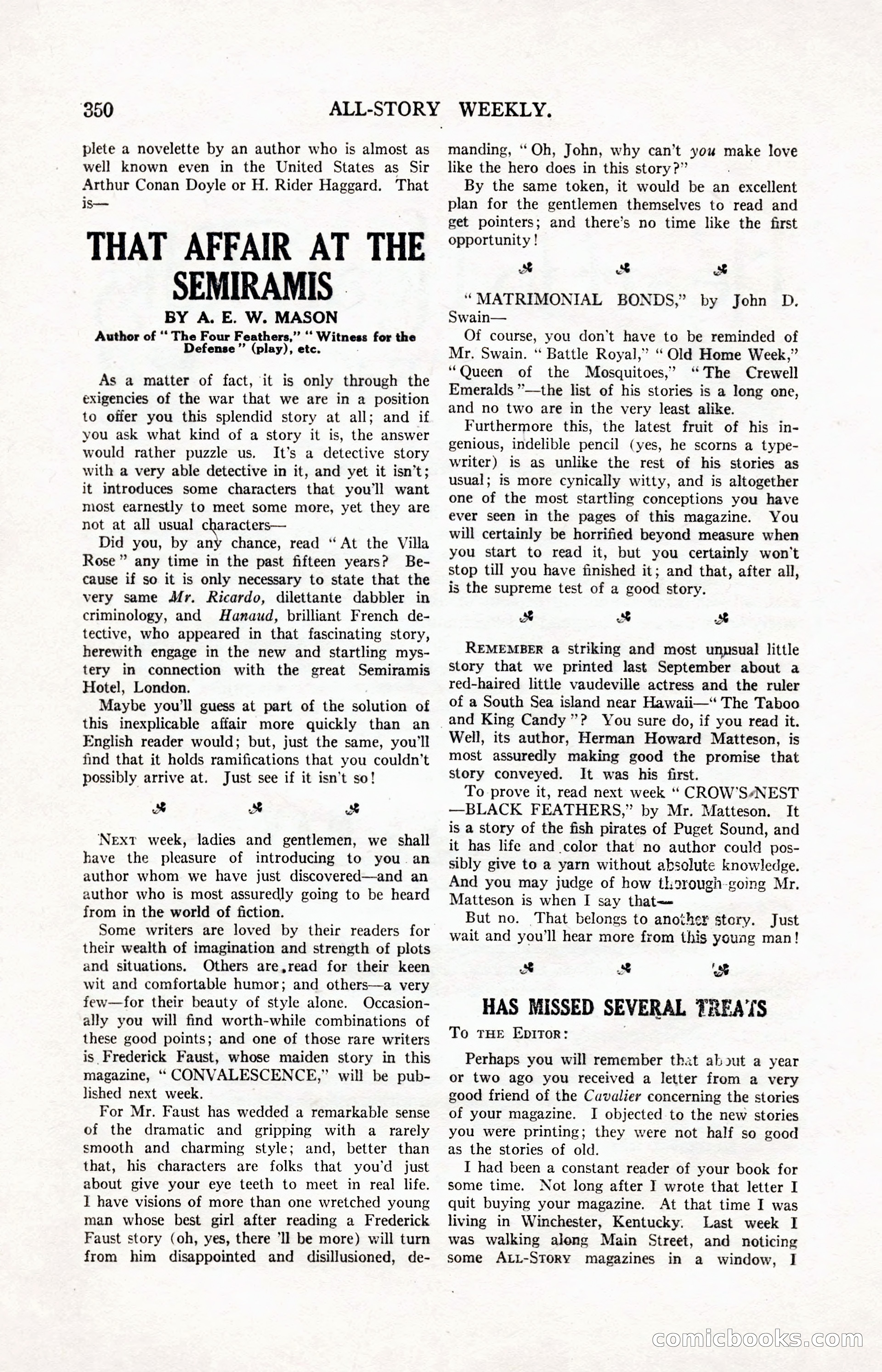 All-Story Weekly, March 24, 1917 — page 184 of 188