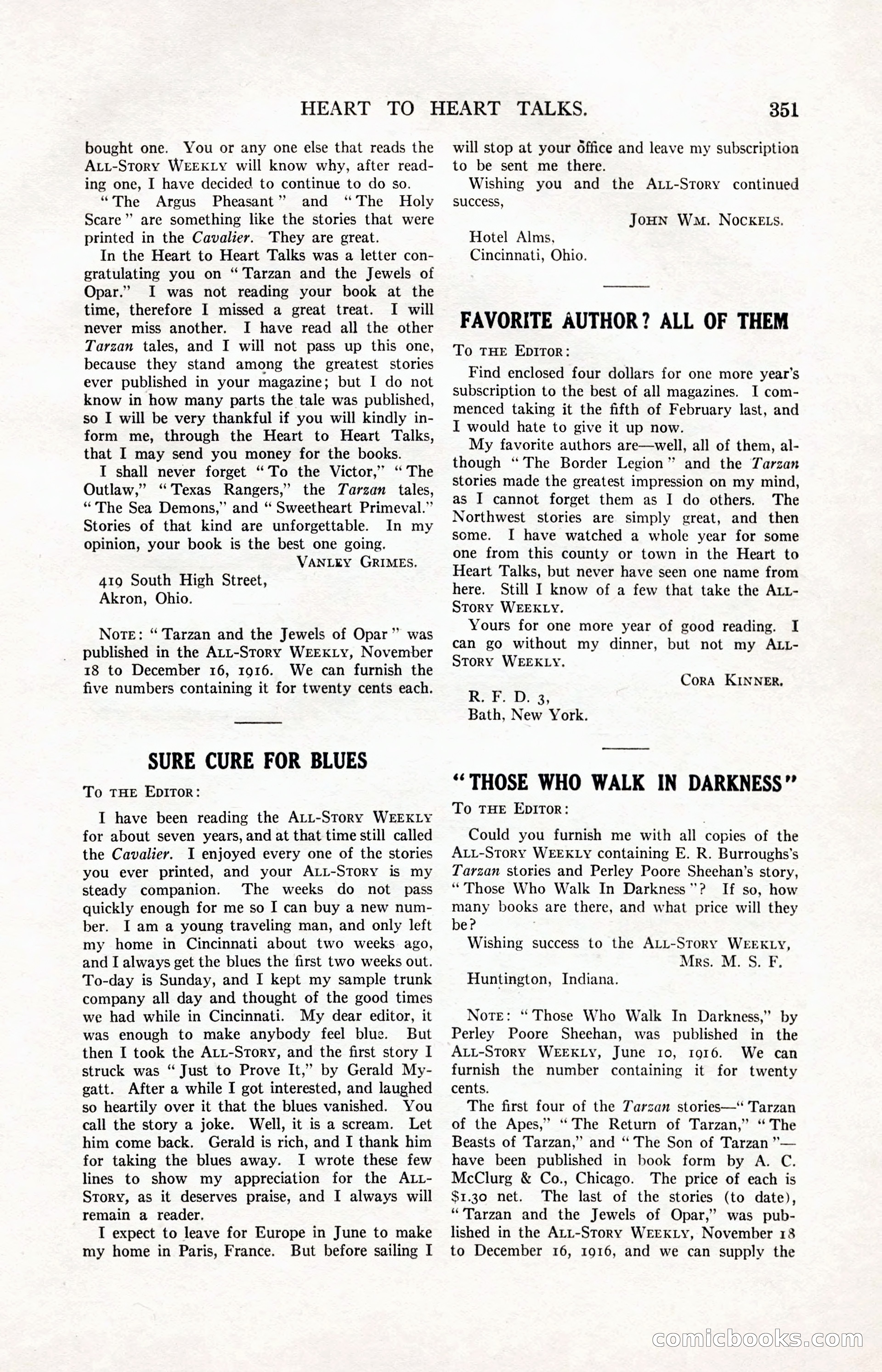 All-Story Weekly, March 24, 1917 — page 185 of 188