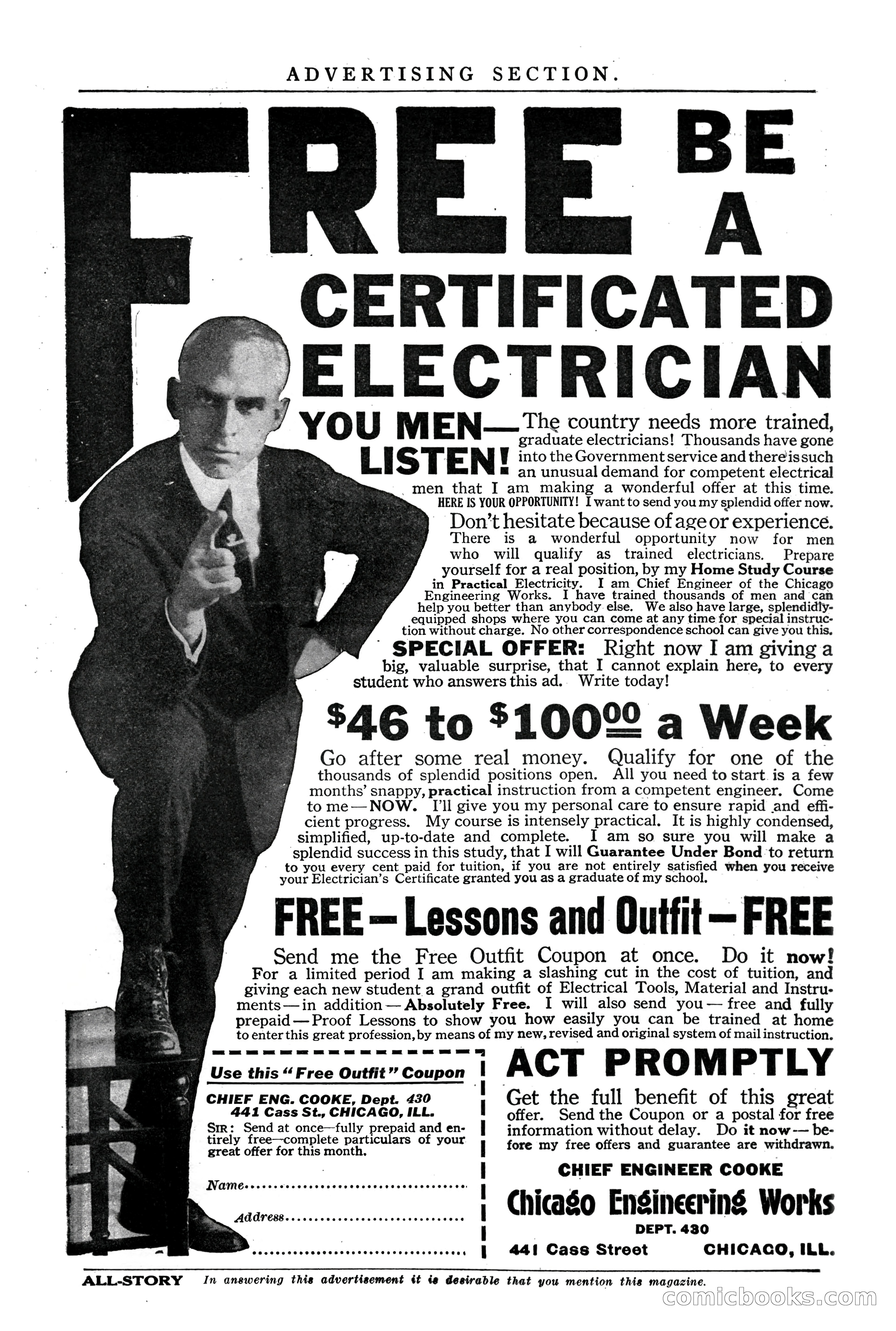 All-Story Weekly, October 4, 1919 — page 3 of 208