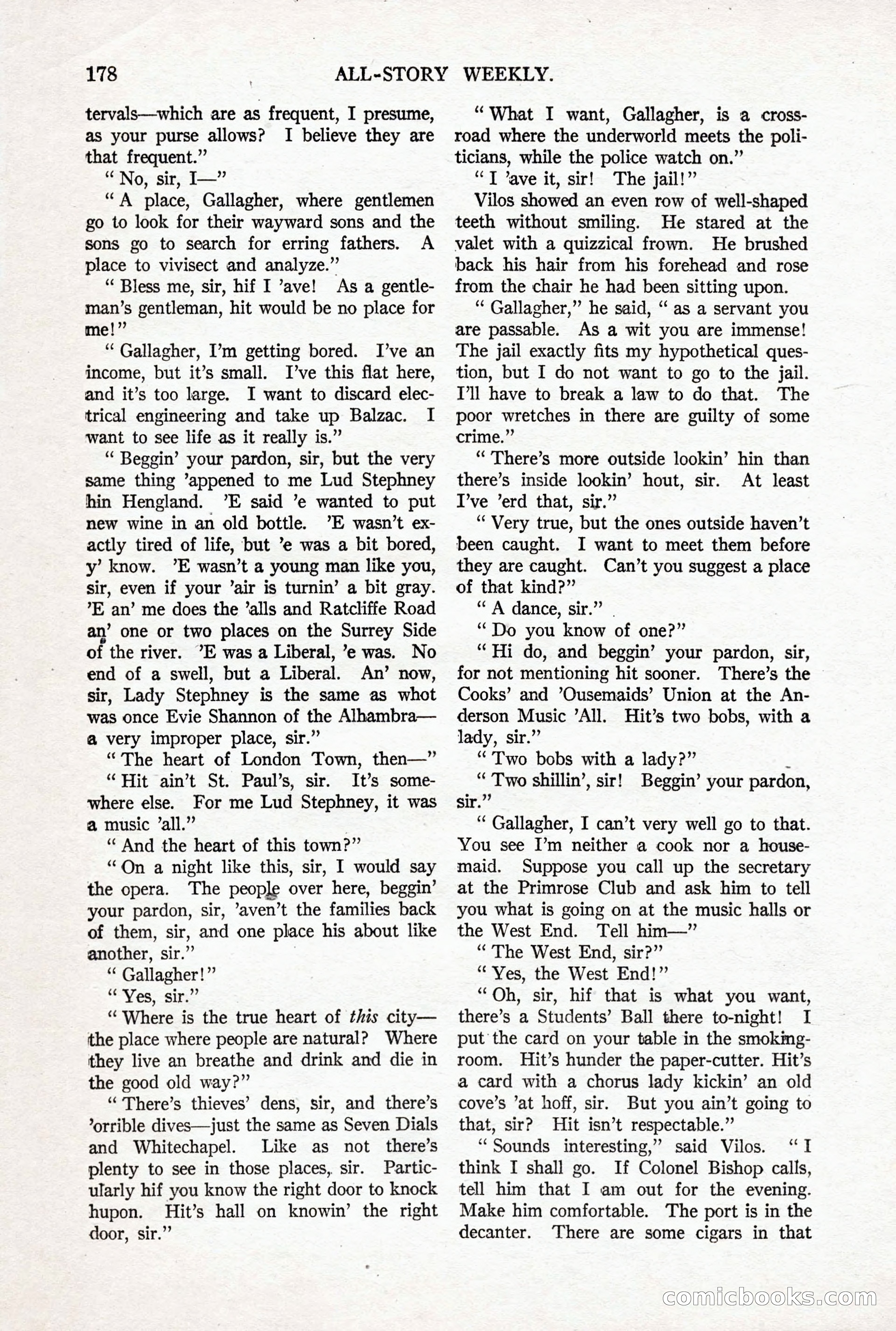 All-Story Weekly, October 4, 1919 — page 16 of 208