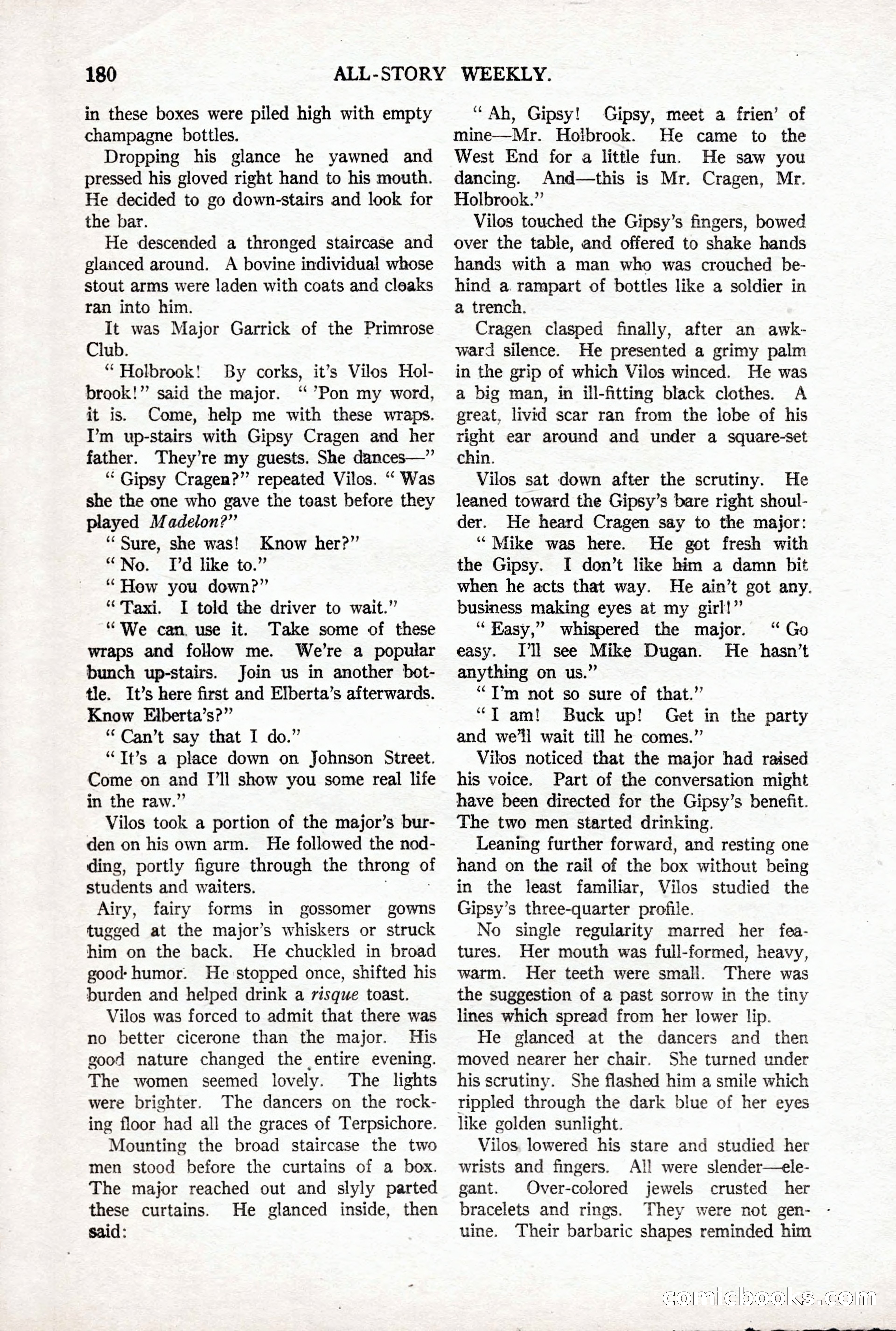 All-Story Weekly, October 4, 1919 — page 18 of 208