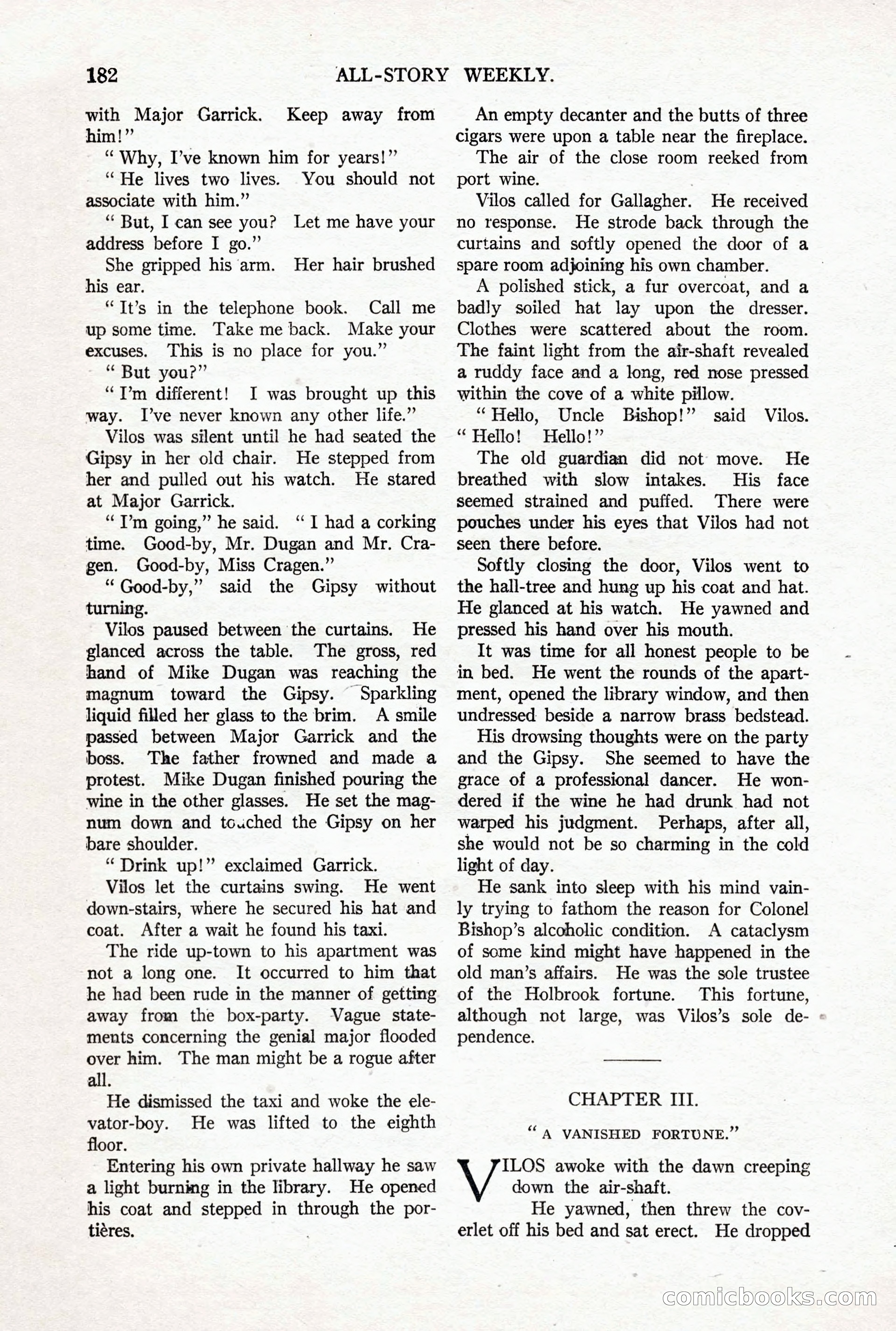 All-Story Weekly, October 4, 1919 — page 20 of 208
