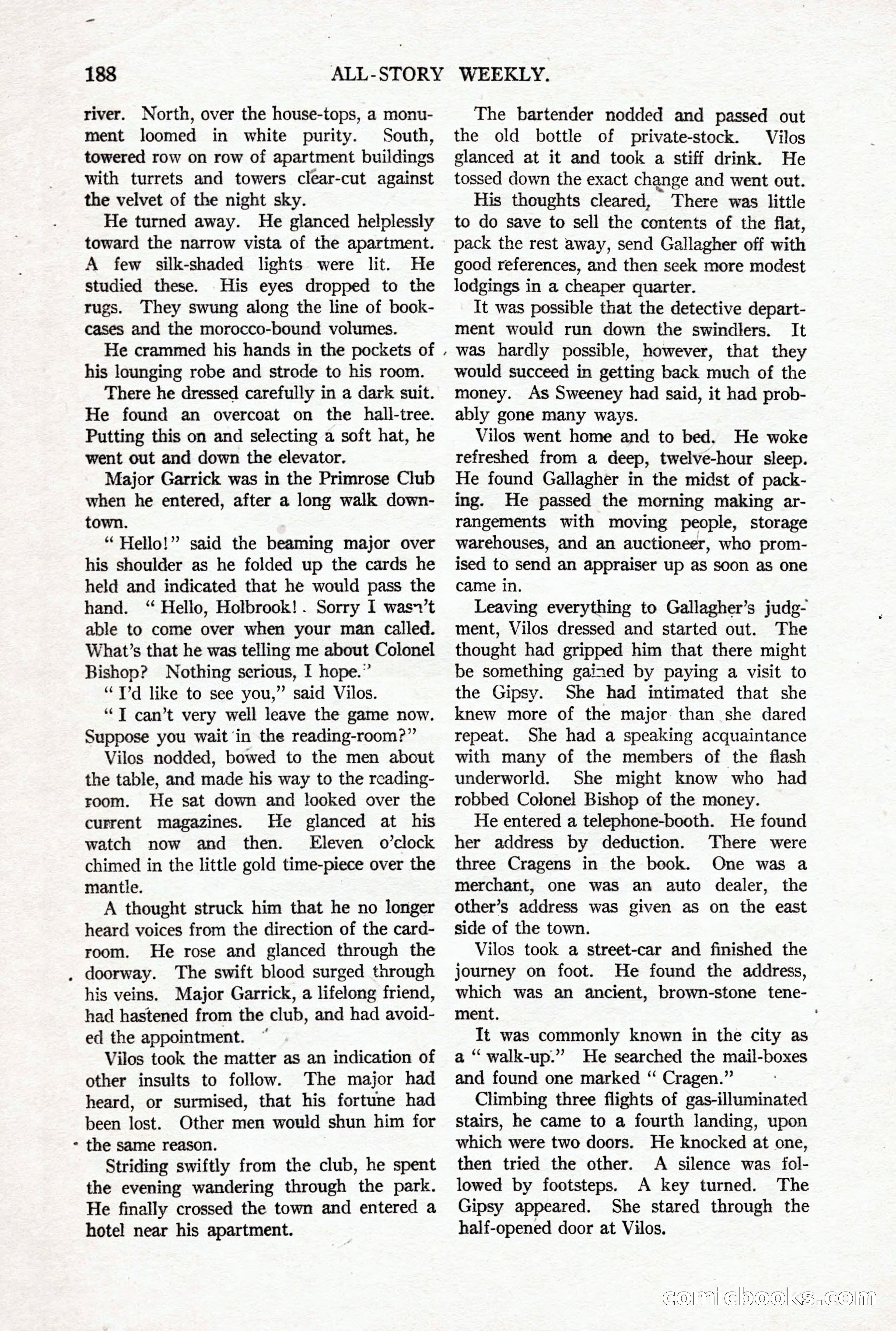 All-Story Weekly, October 4, 1919 — page 26 of 208