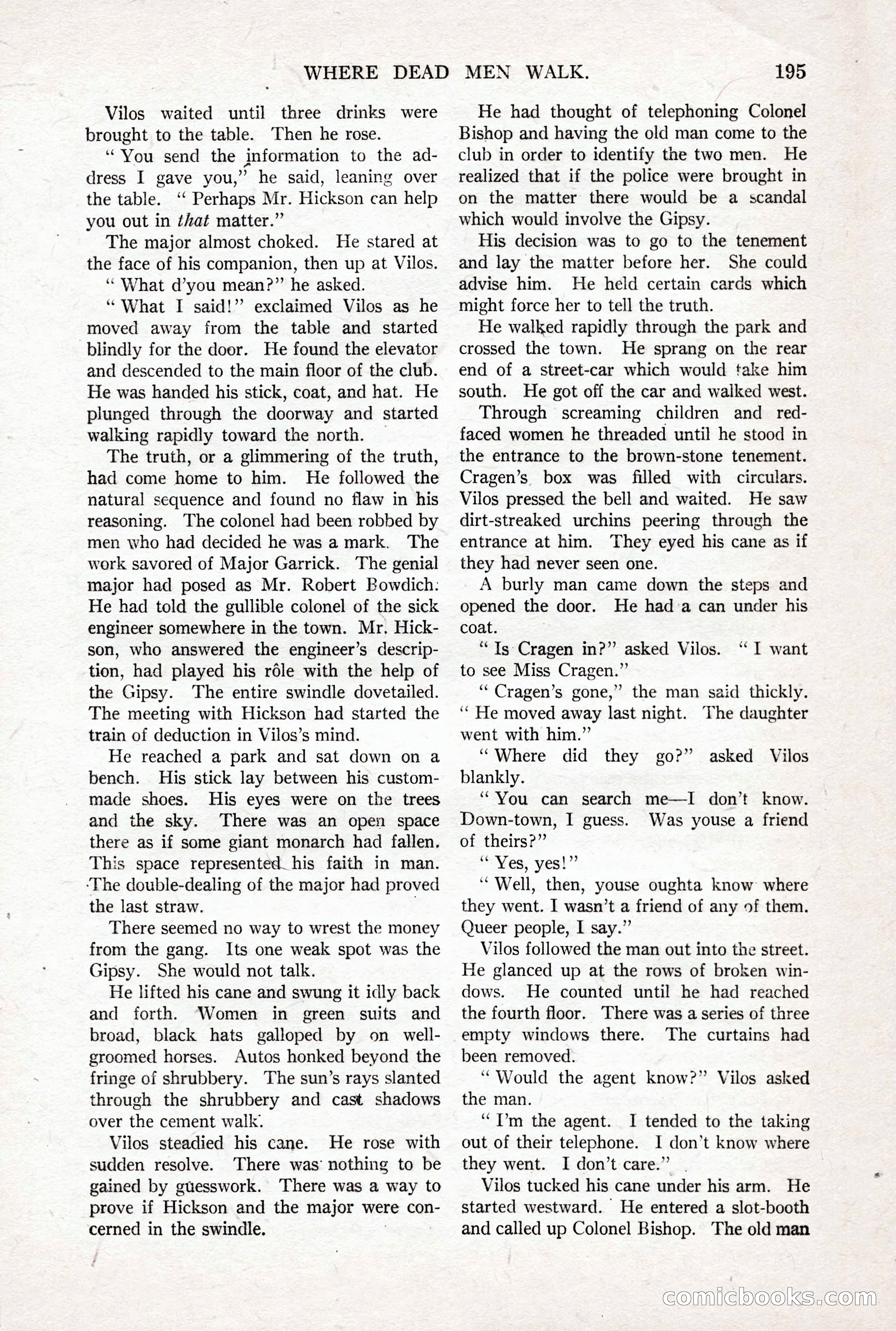 All-Story Weekly, October 4, 1919 — page 33 of 208