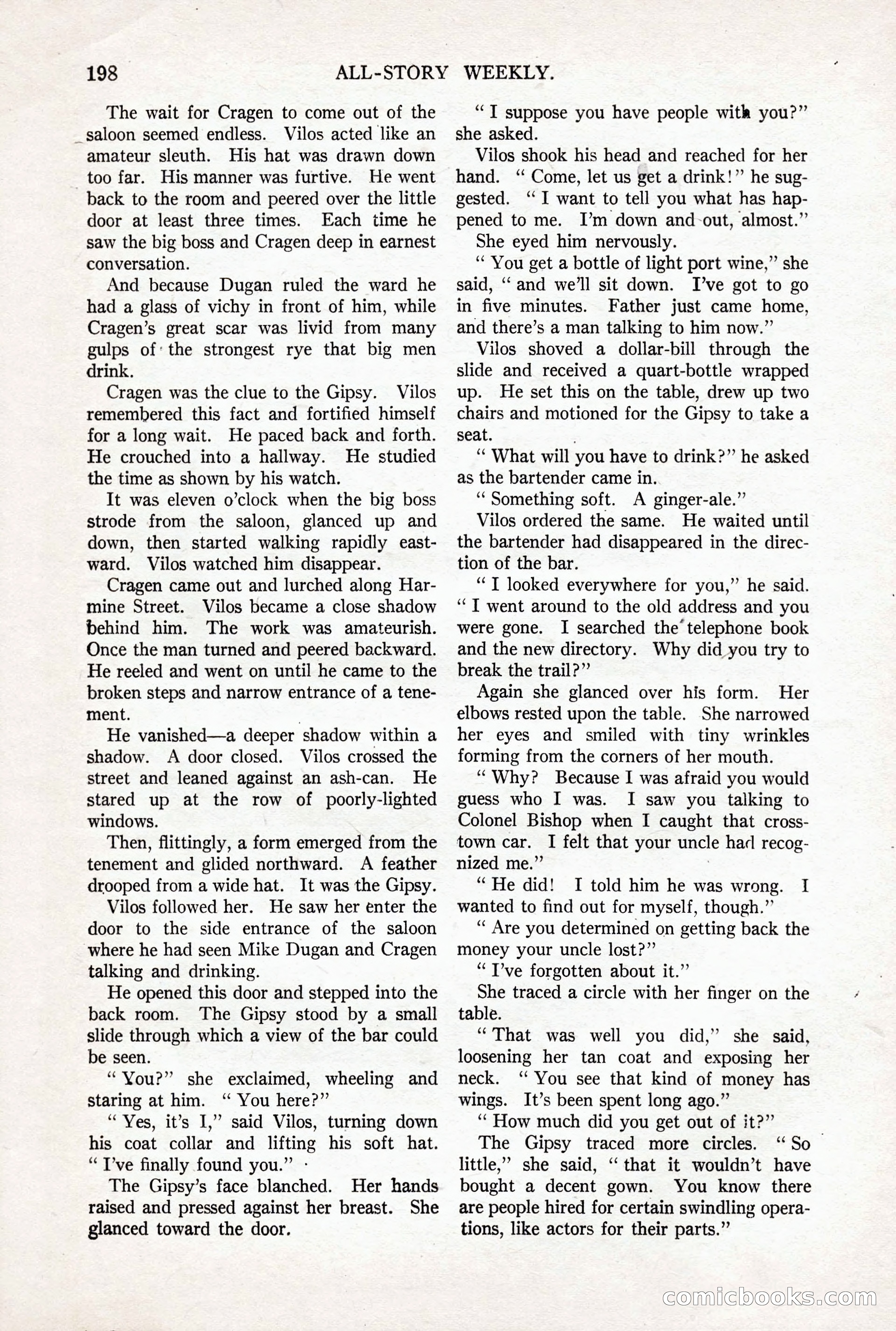 All-Story Weekly, October 4, 1919 — page 36 of 208