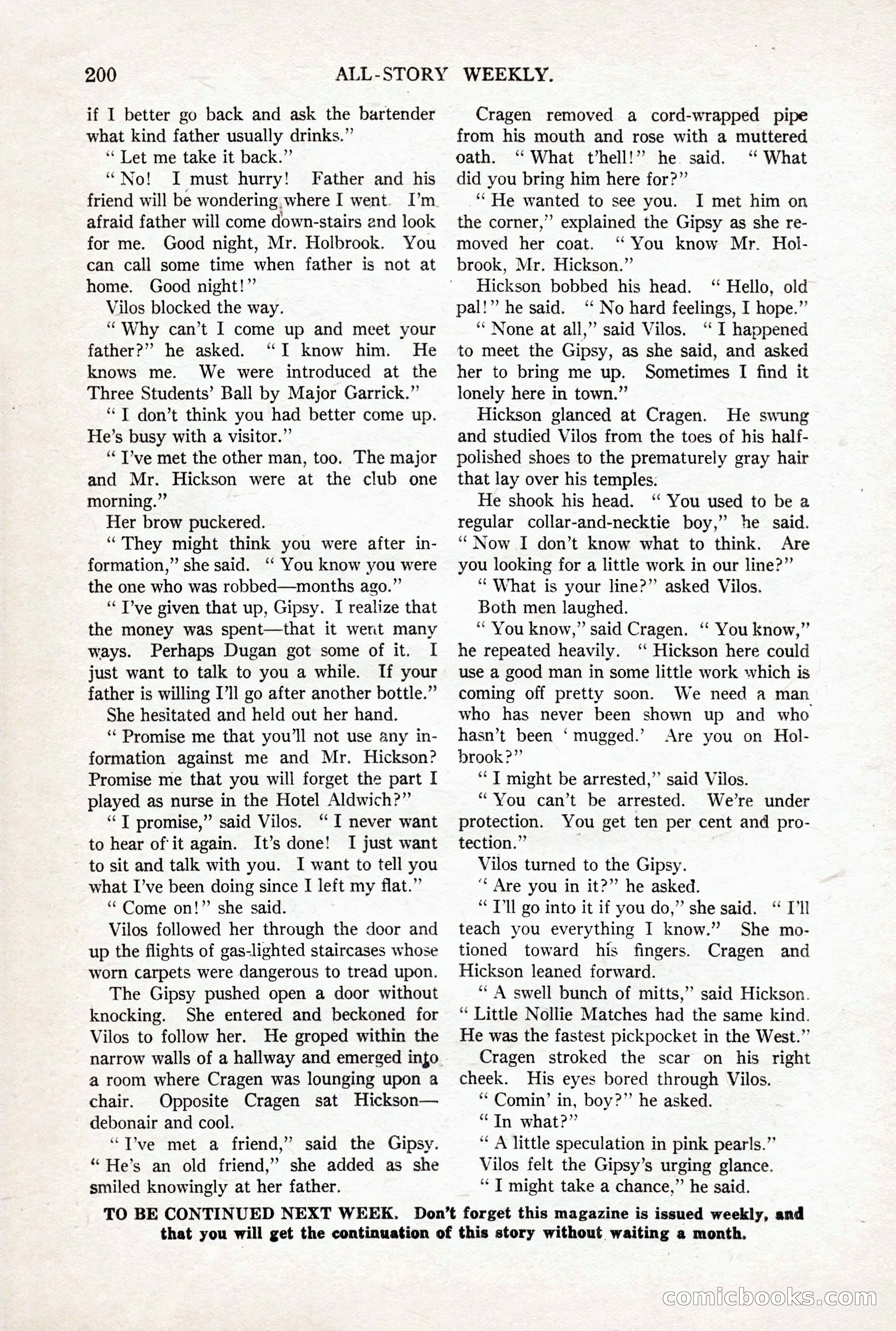 All-Story Weekly, October 4, 1919 — page 38 of 208