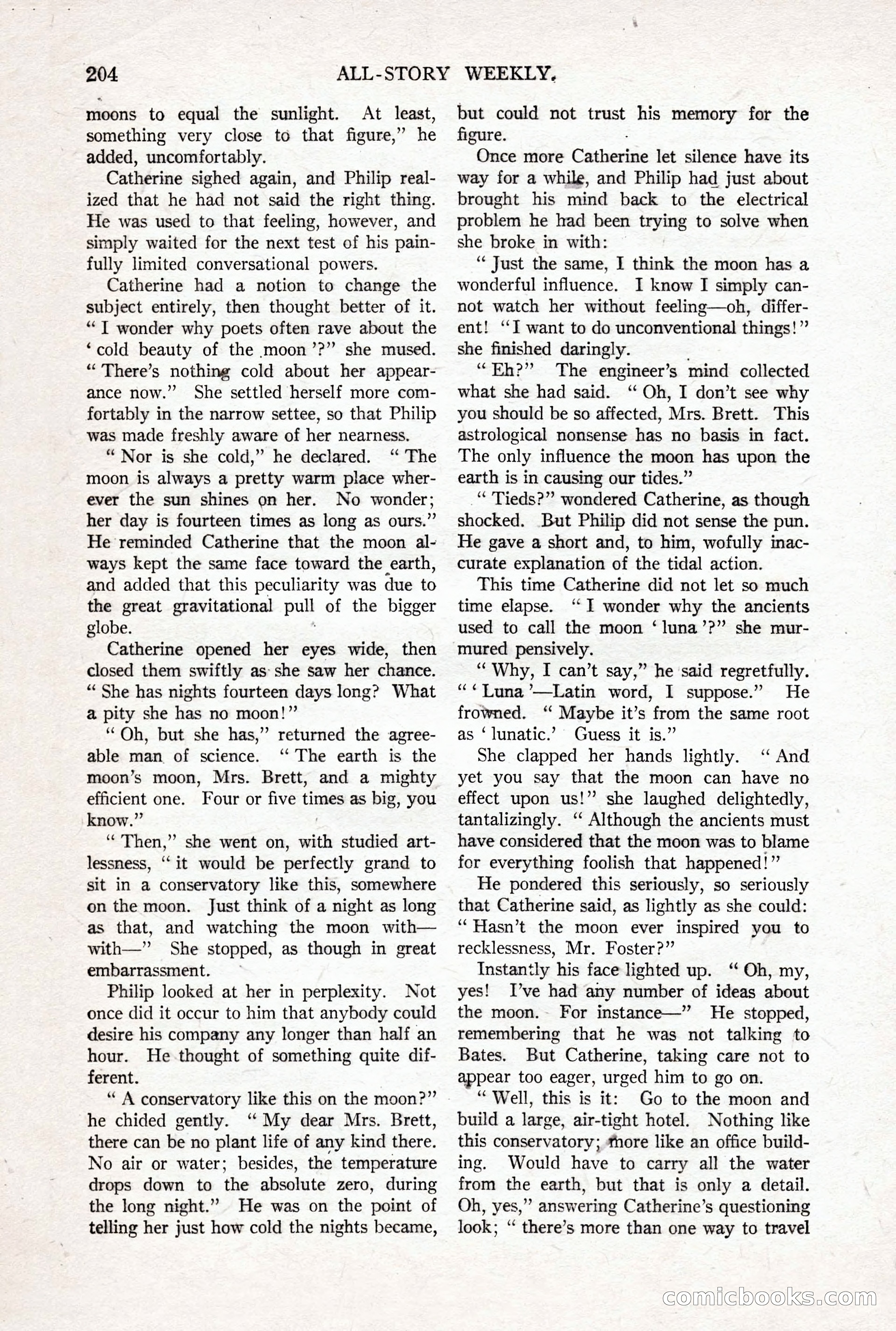 All-Story Weekly, October 4, 1919 — page 42 of 208