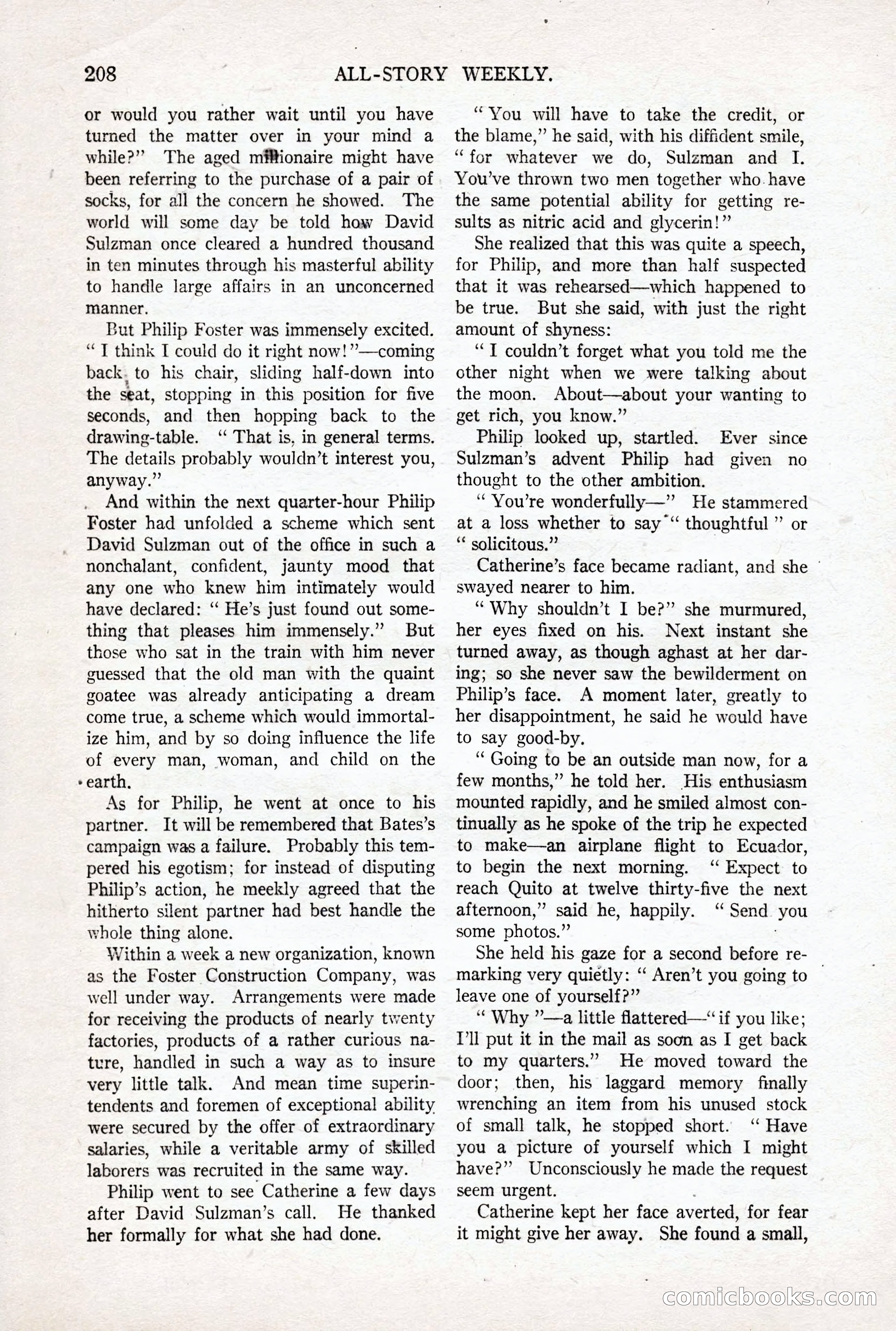 All-Story Weekly, October 4, 1919 — page 46 of 208