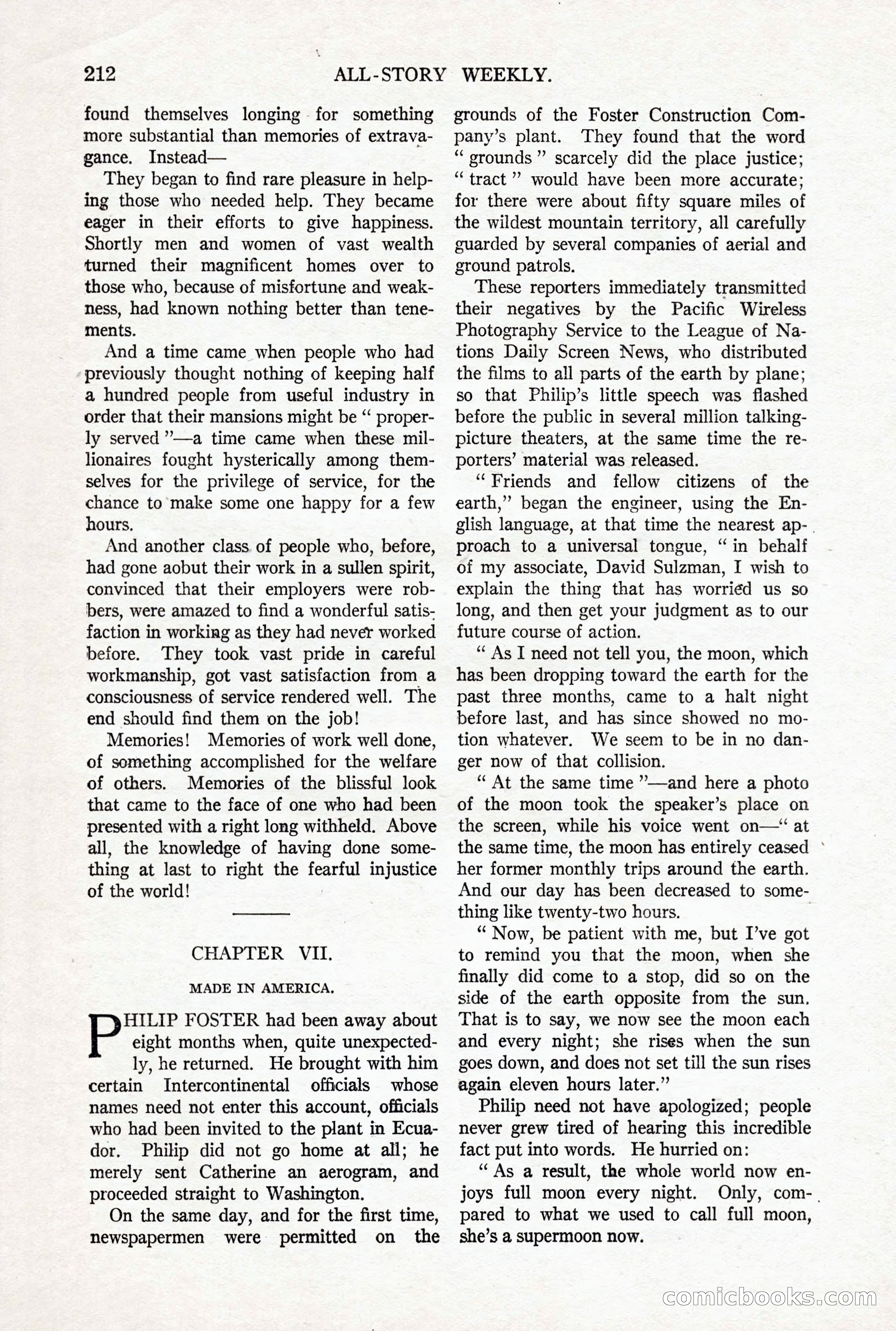 All-Story Weekly, October 4, 1919 — page 50 of 208