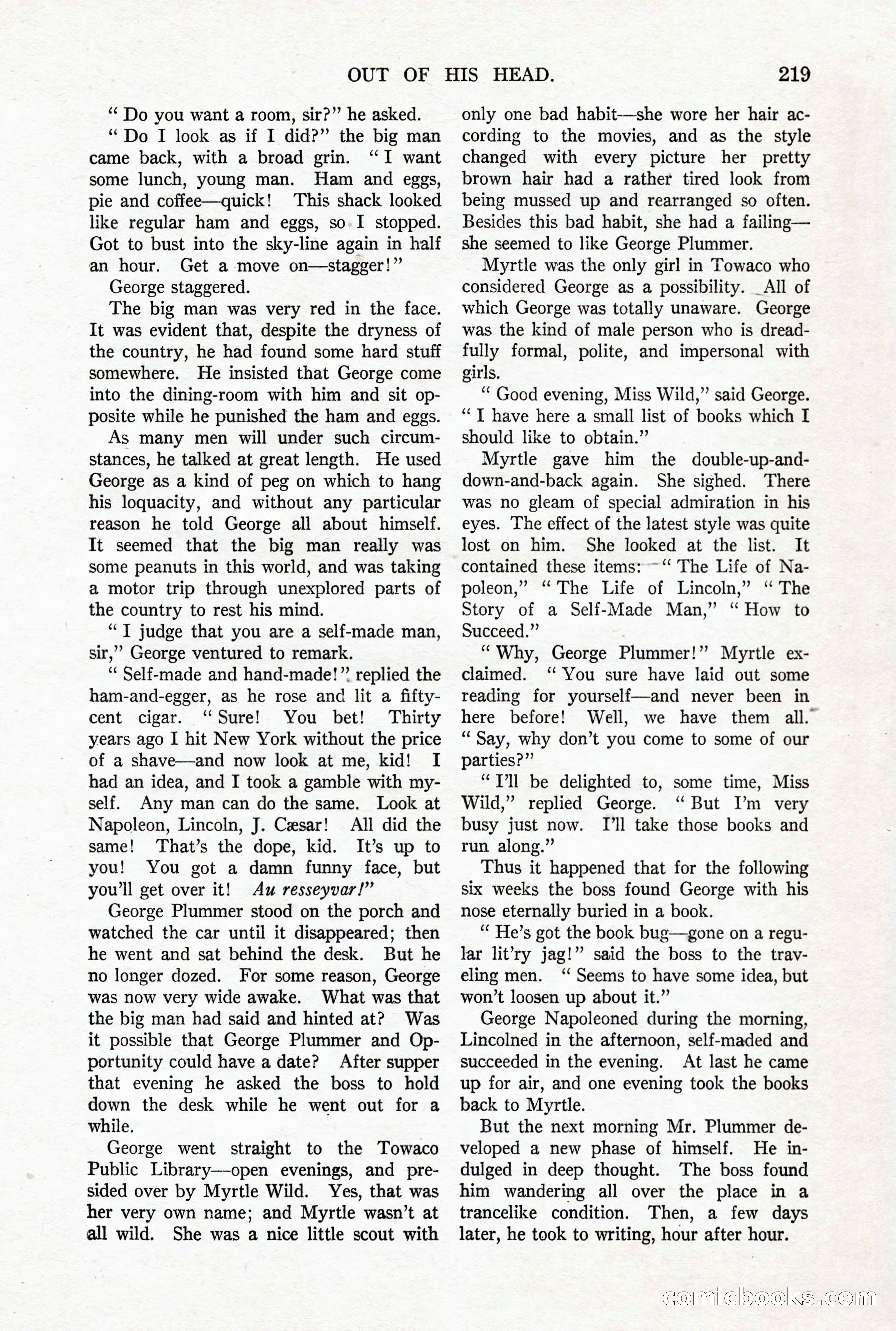 All-Story Weekly, October 4, 1919 — page 57 of 208