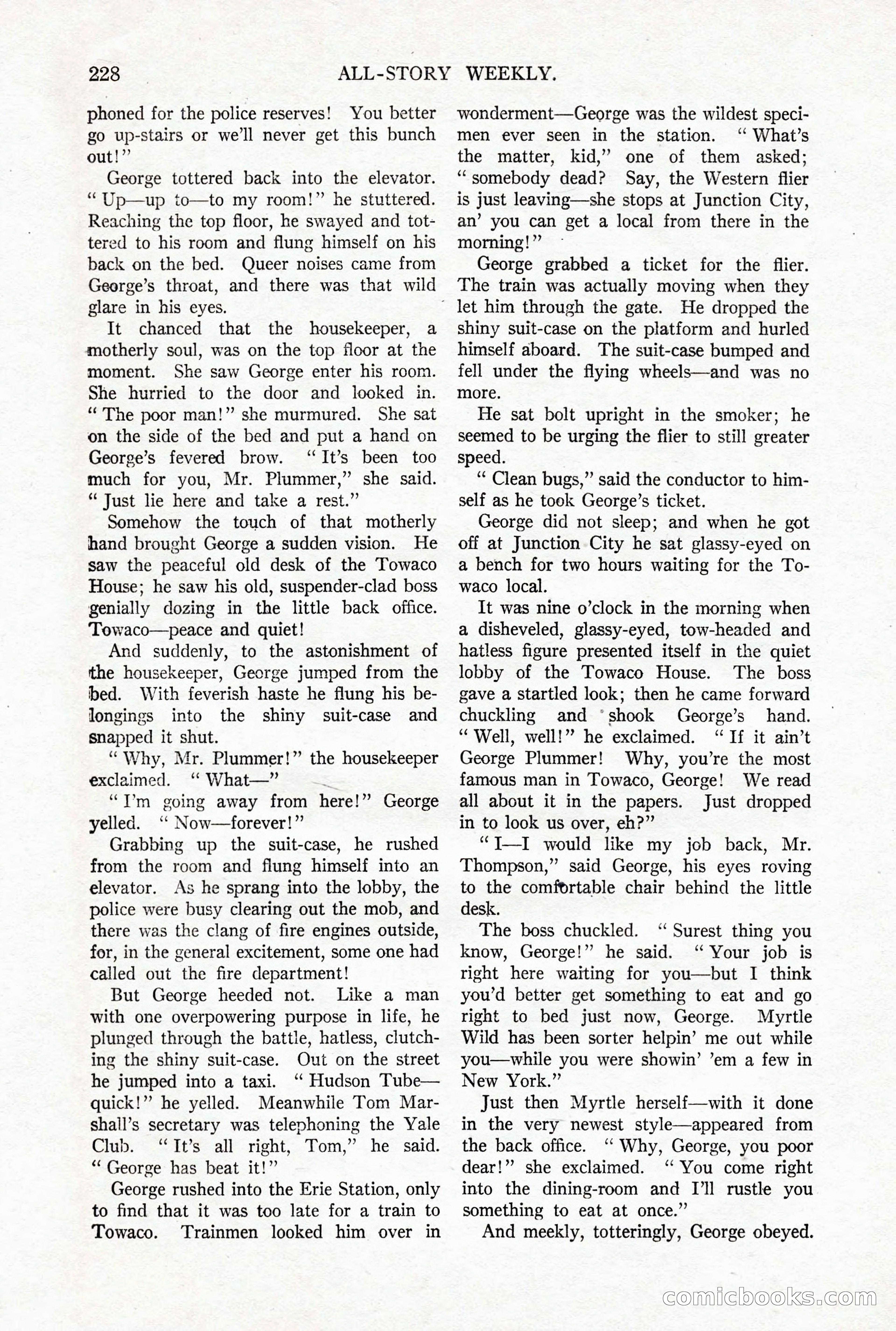 All-Story Weekly, October 4, 1919 — page 66 of 208
