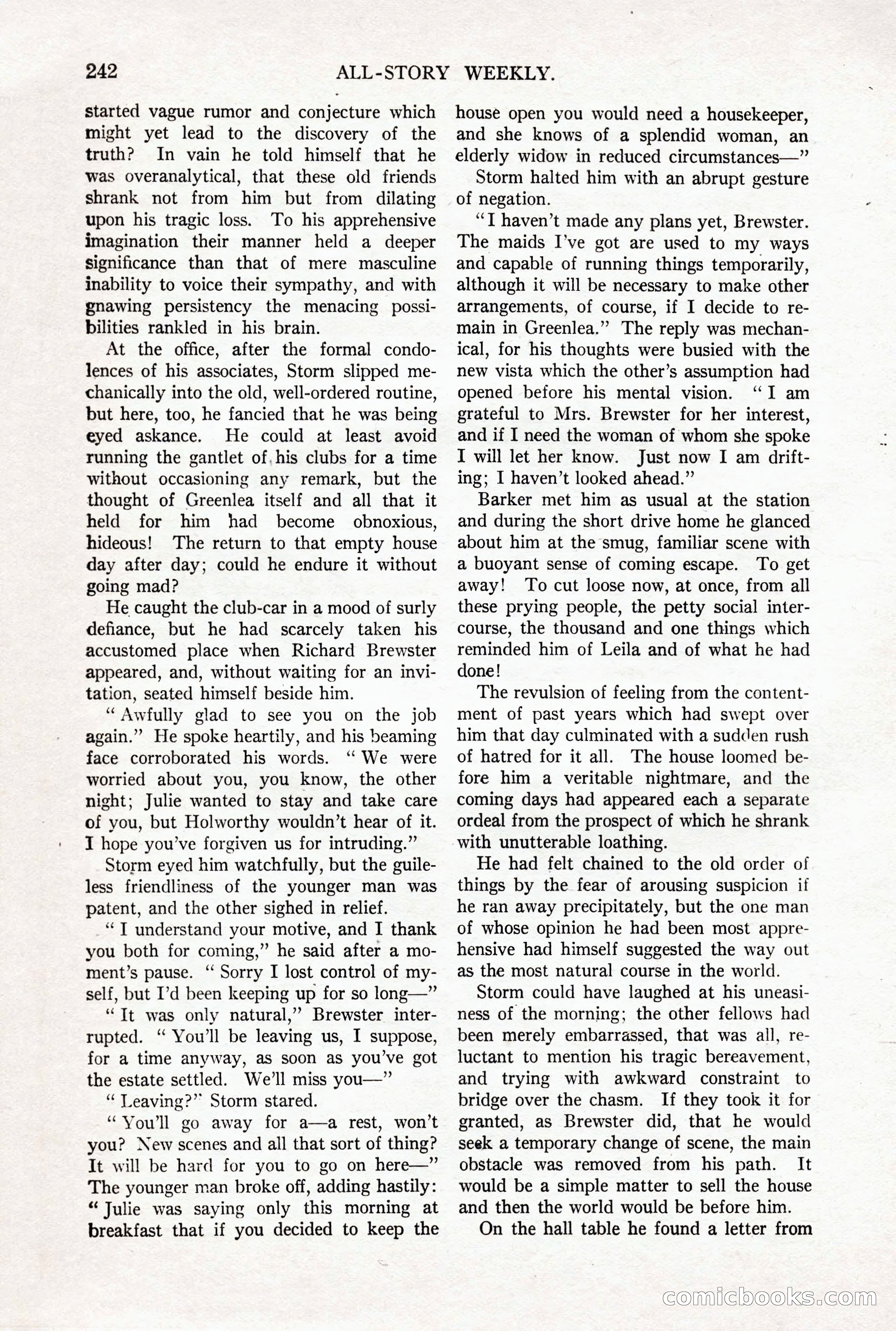 All-Story Weekly, October 4, 1919 — page 80 of 208