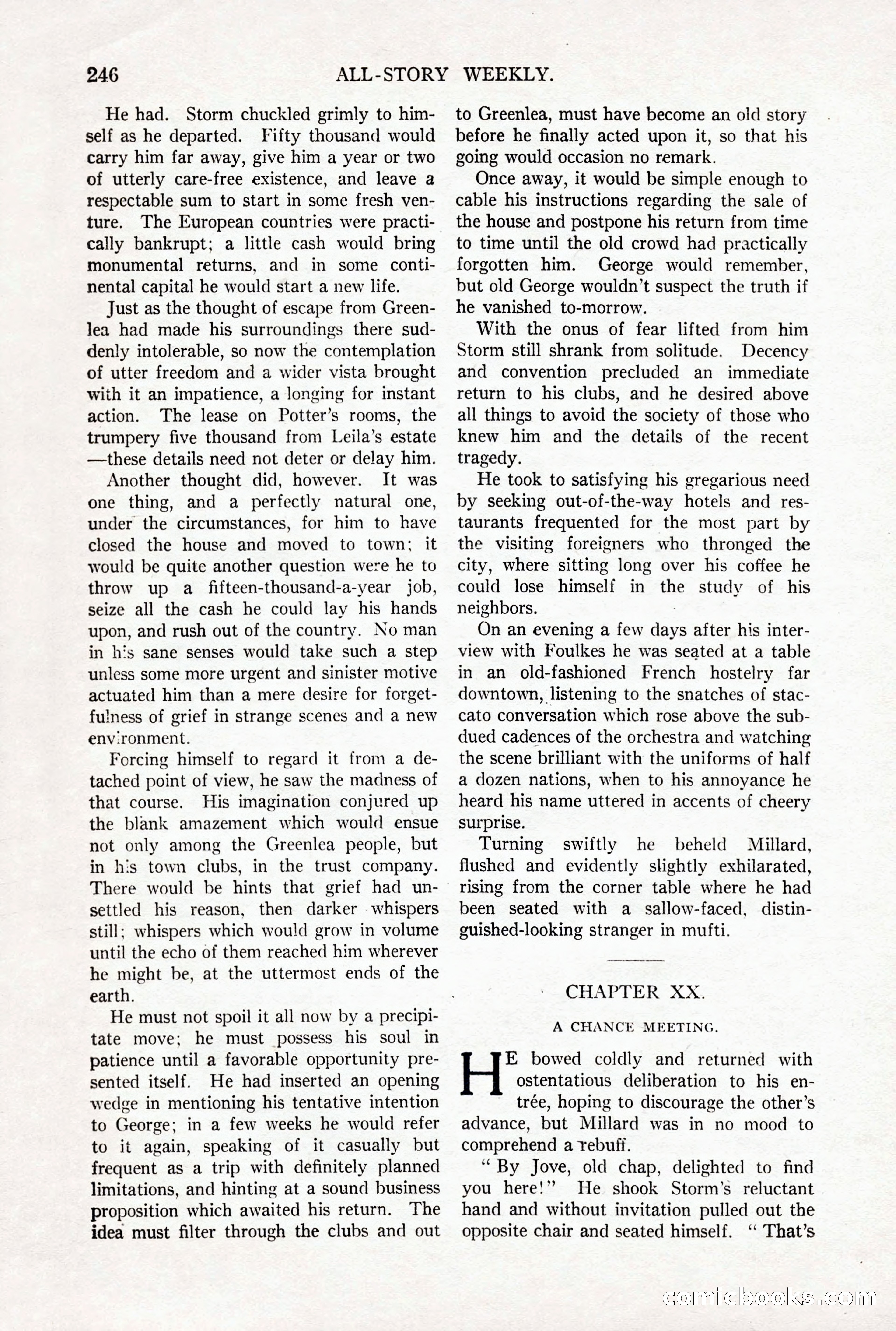 All-Story Weekly, October 4, 1919 — page 84 of 208
