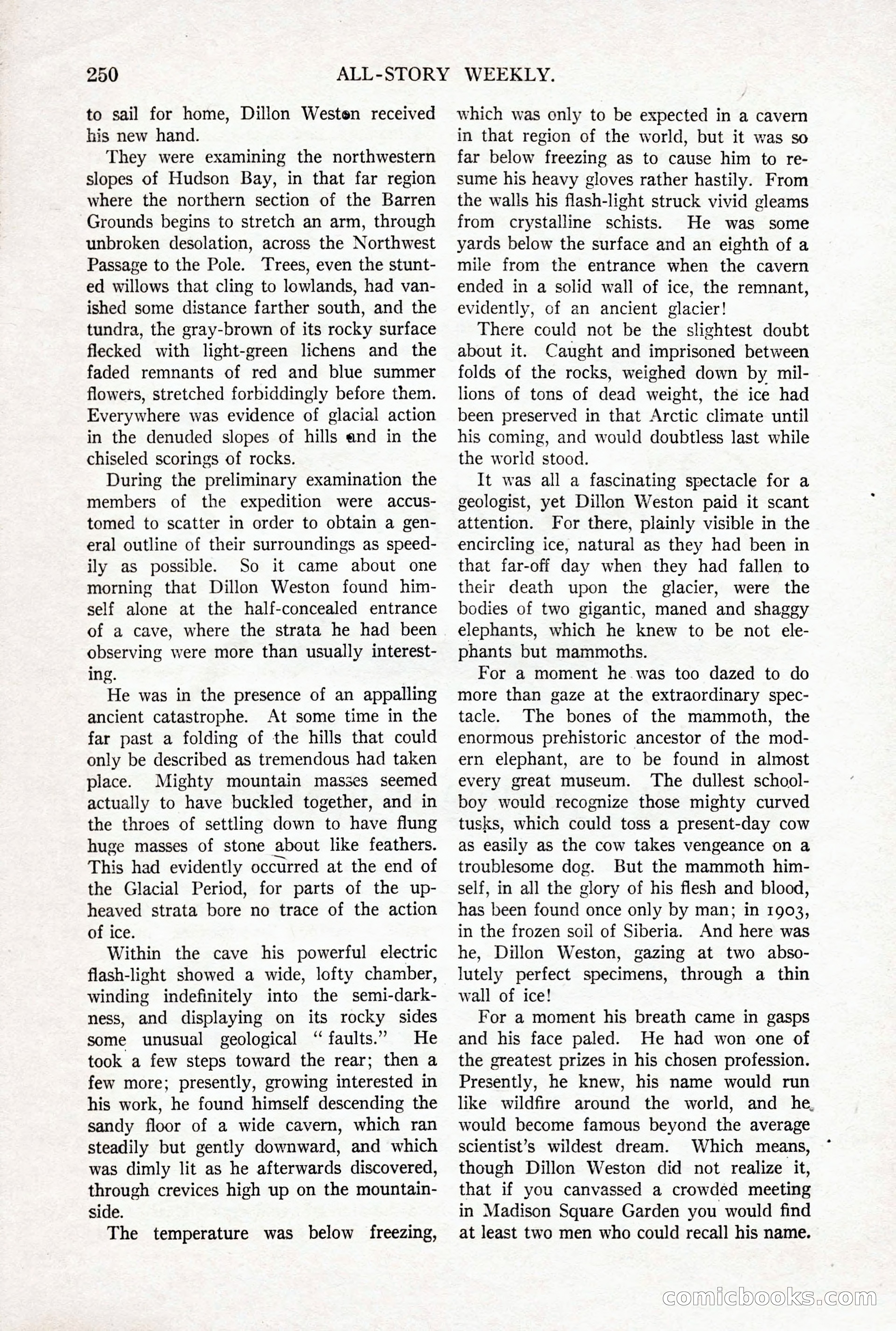 All-Story Weekly, October 4, 1919 — page 88 of 208